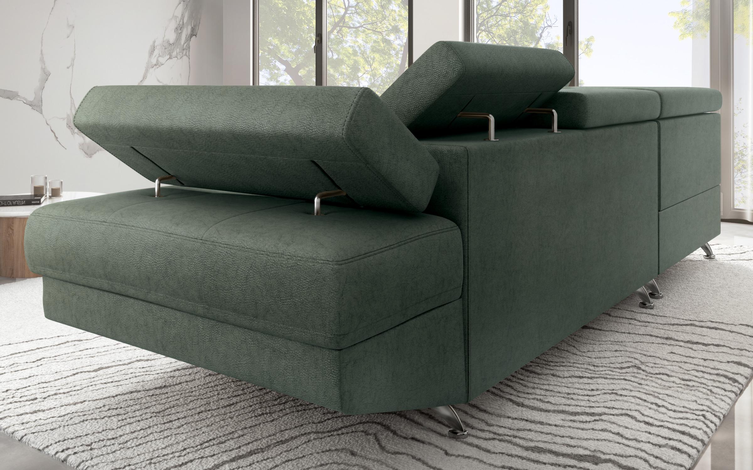 Extendable corner sofa Bark M, Barrington Green  7