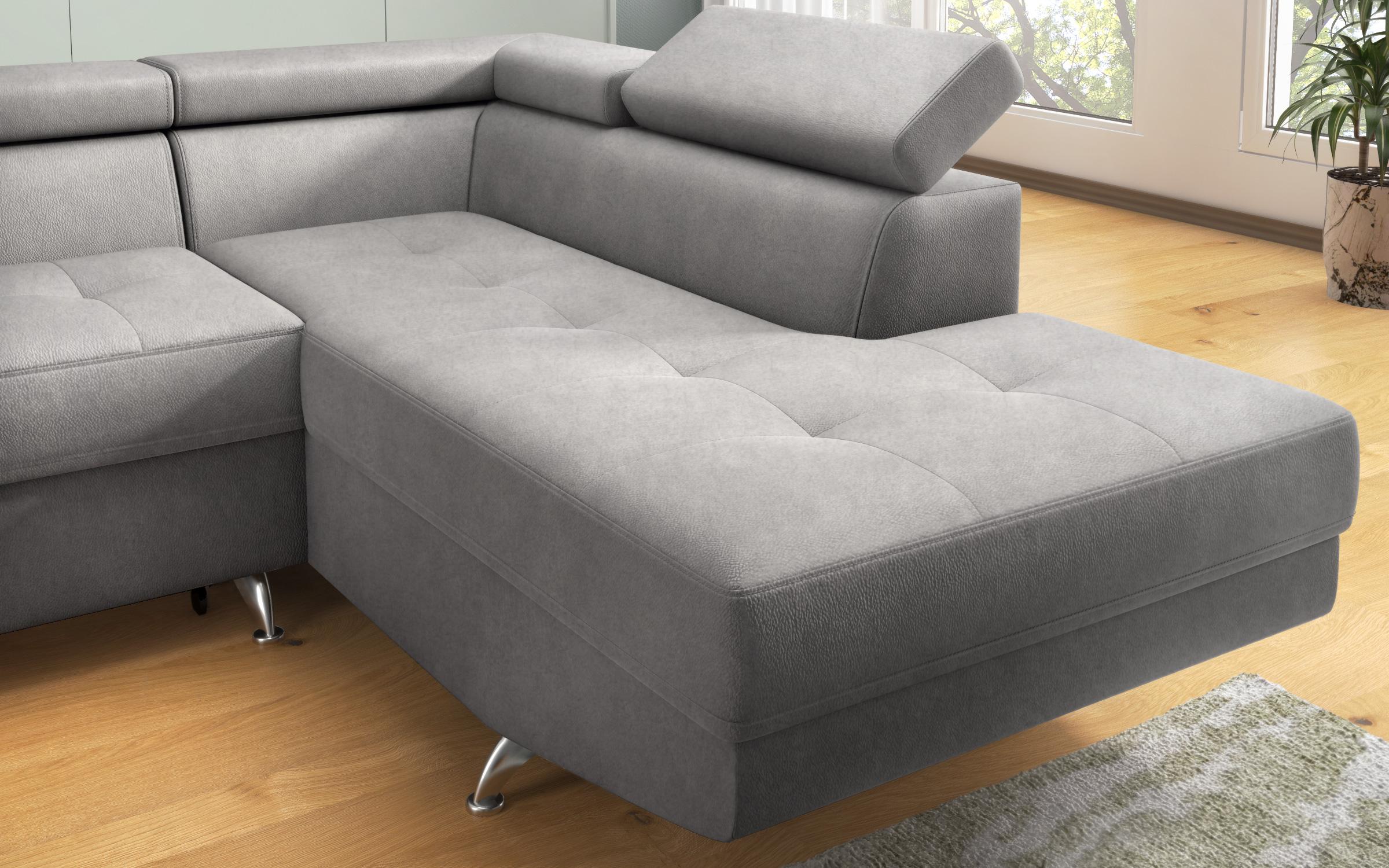 Extendable corner sofa Bark, grey  8