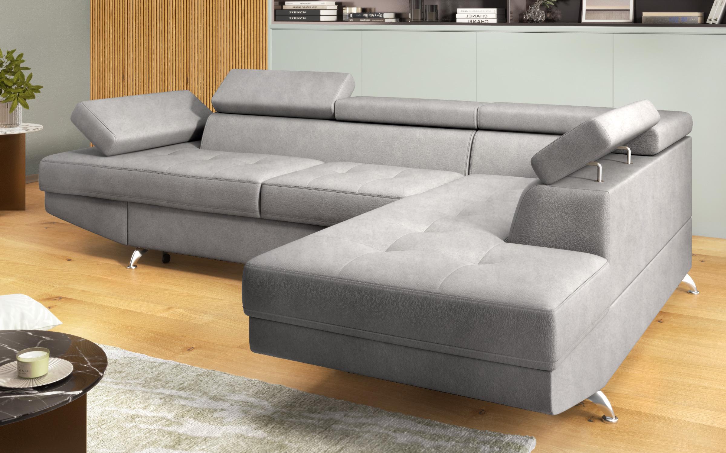 Extendable corner sofa Bark, grey  3