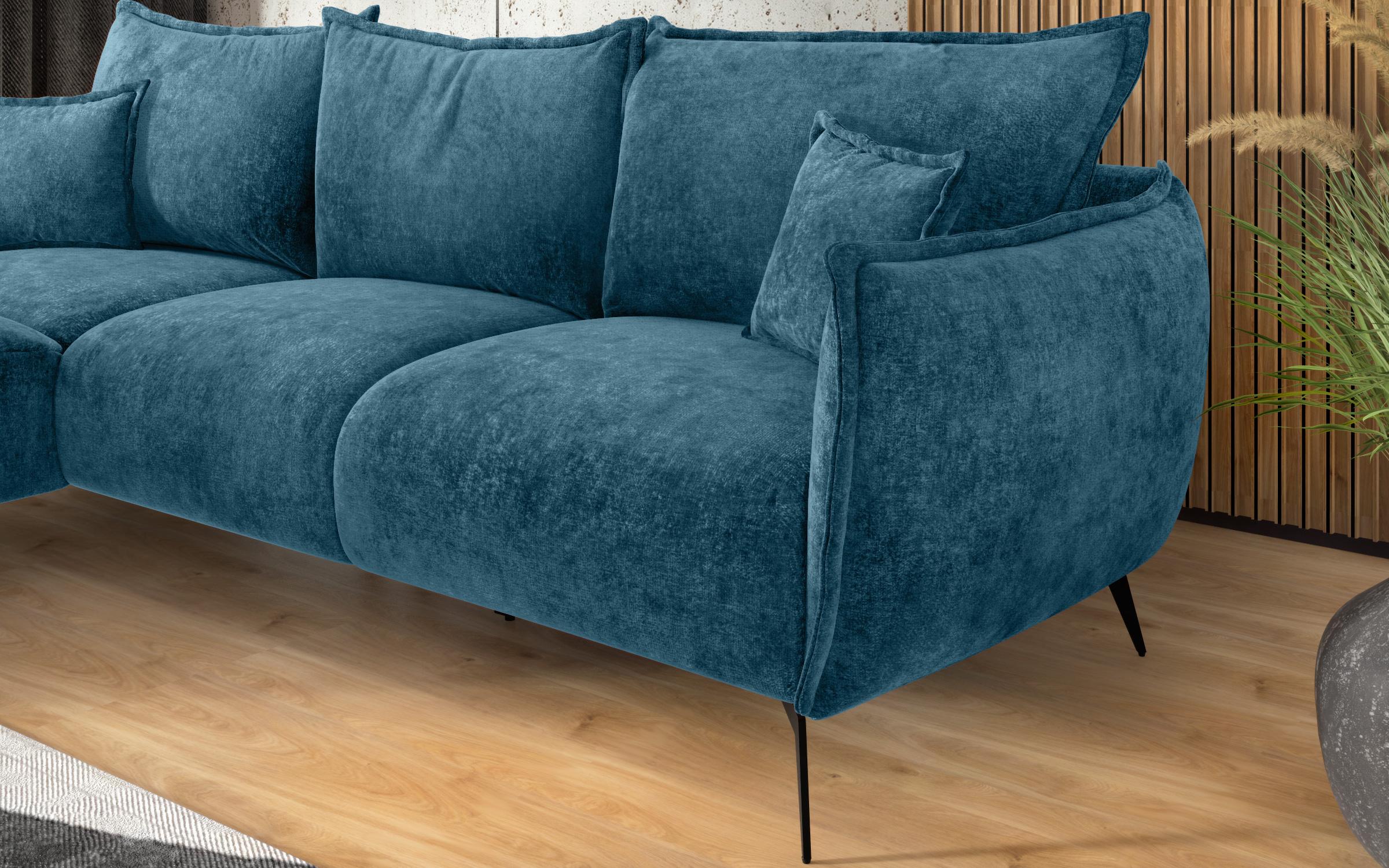 Corner sofa Gala, turquoise  3