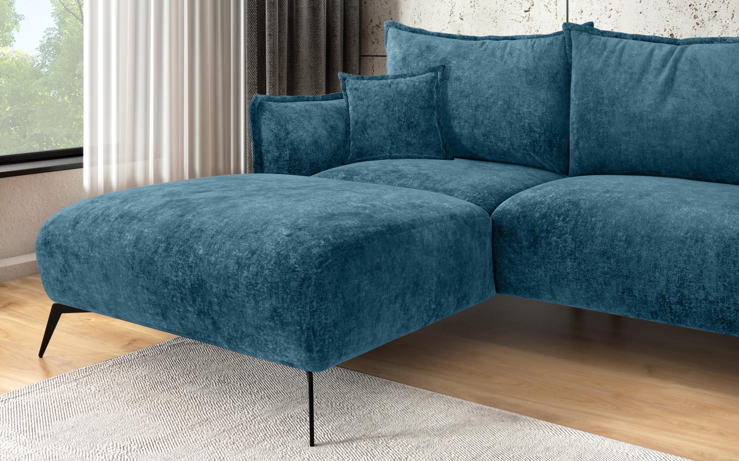 Corner sofa Gala, turquoise  4