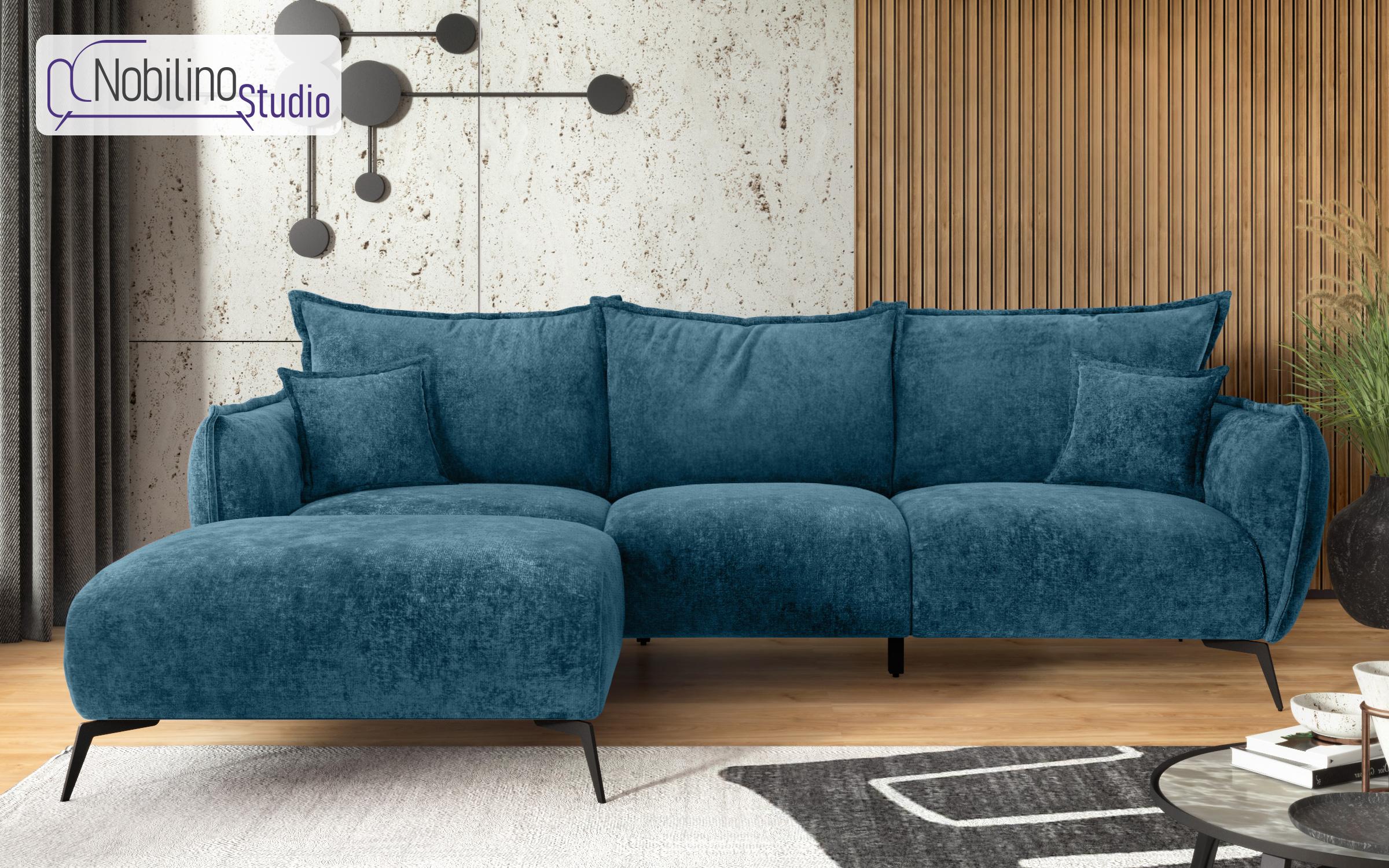 Corner sofa Gala, turquoise  1