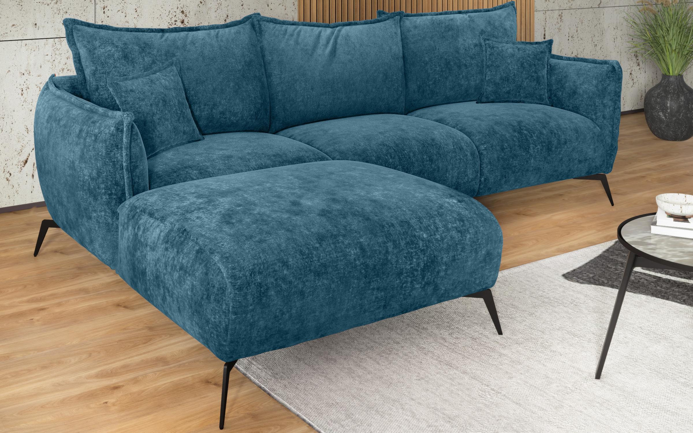 Corner sofa Gala, turquoise  5