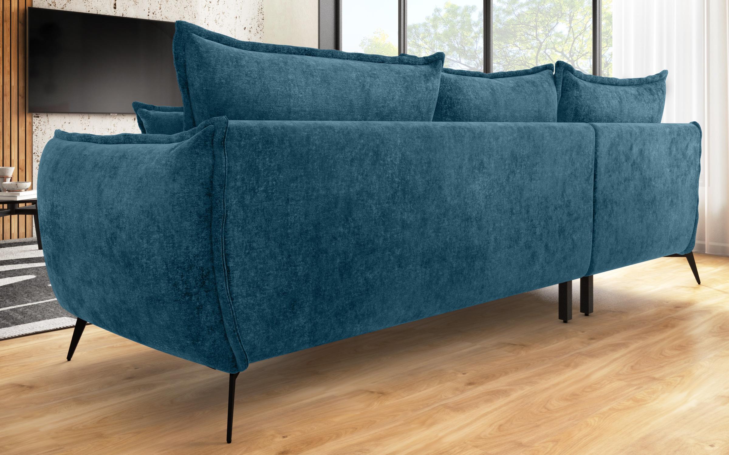 Corner sofa Gala, turquoise  8