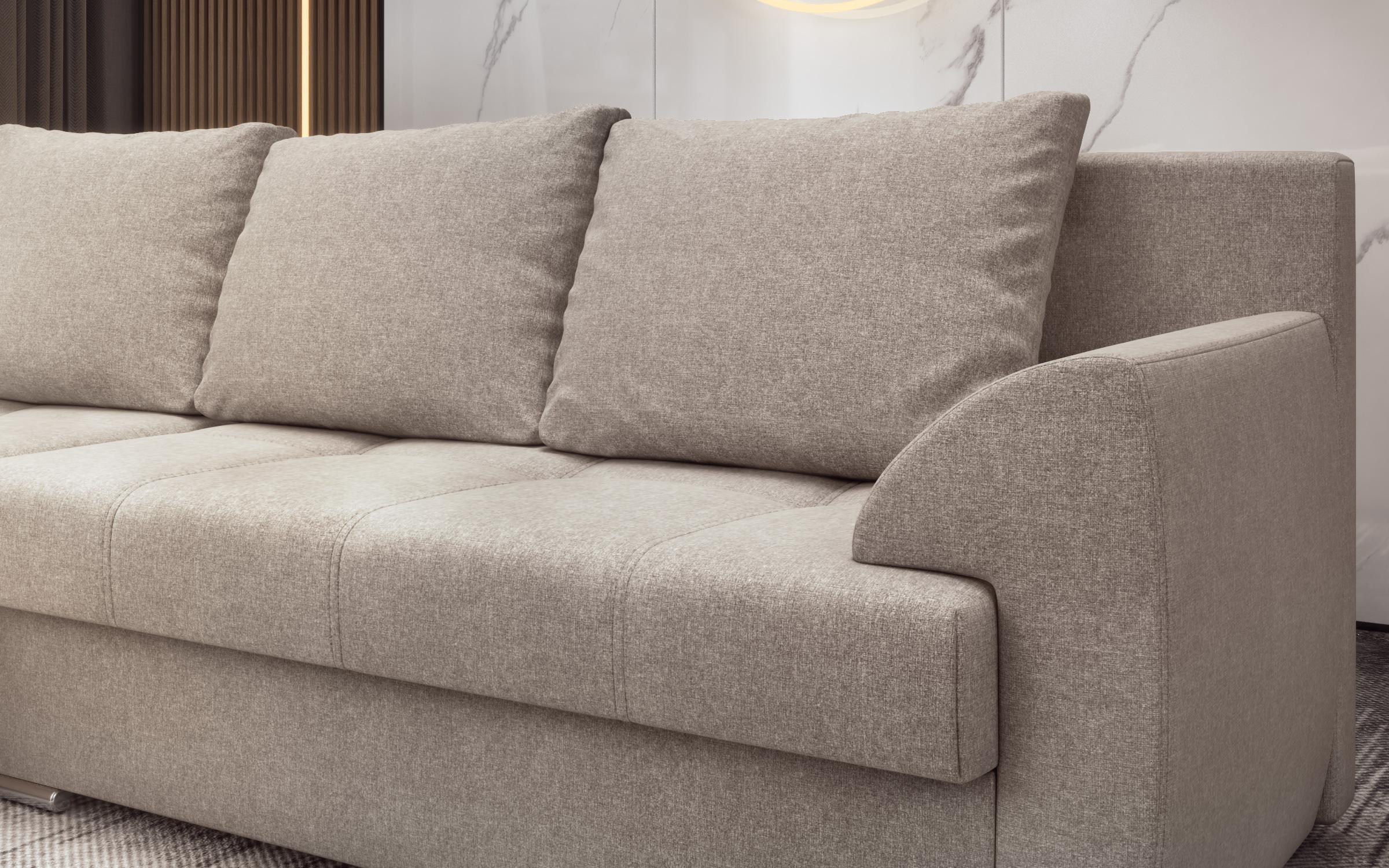 Extendable corner sofa Interio, beige  6