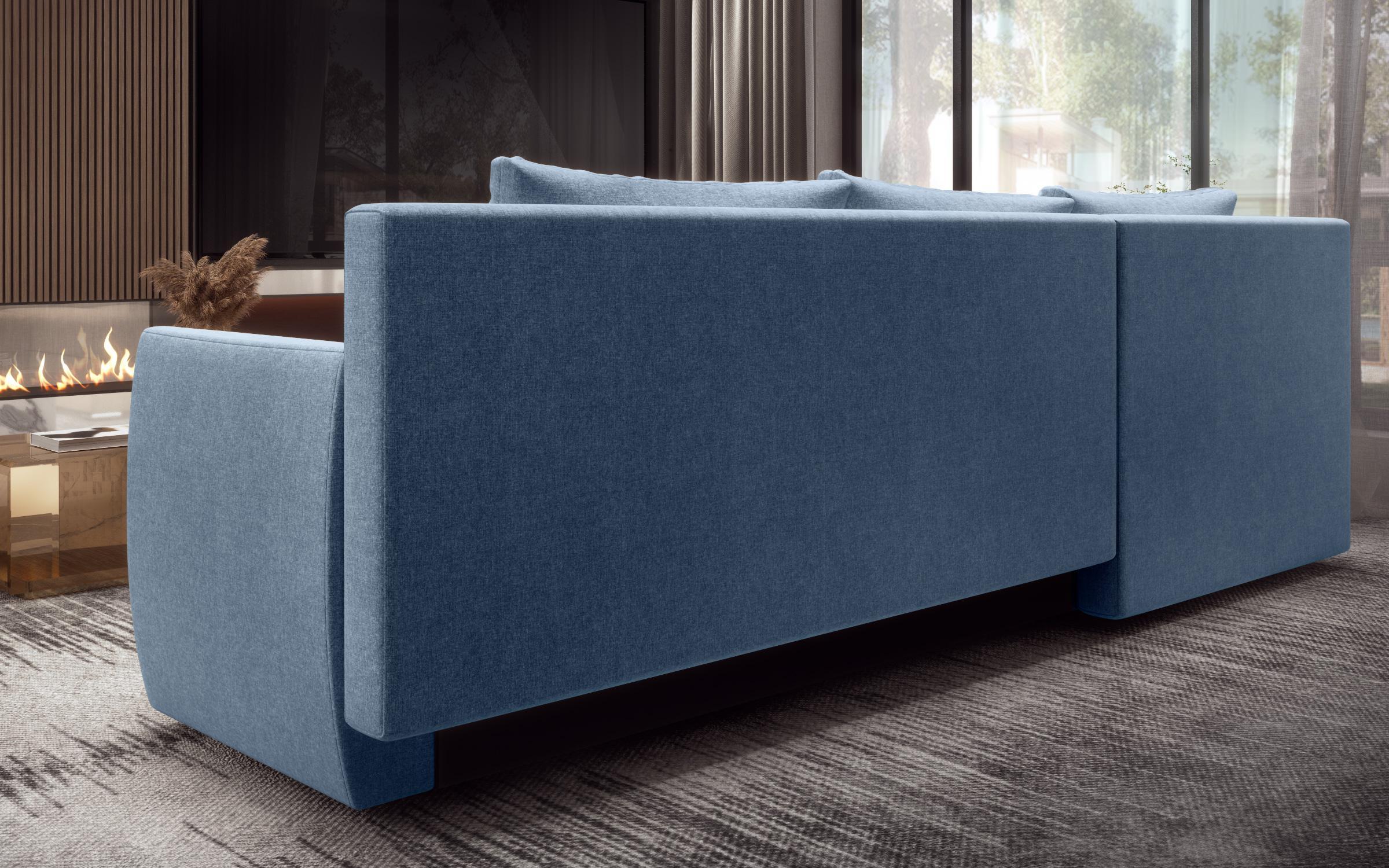 Extendable corner sofa Interio, blue  6