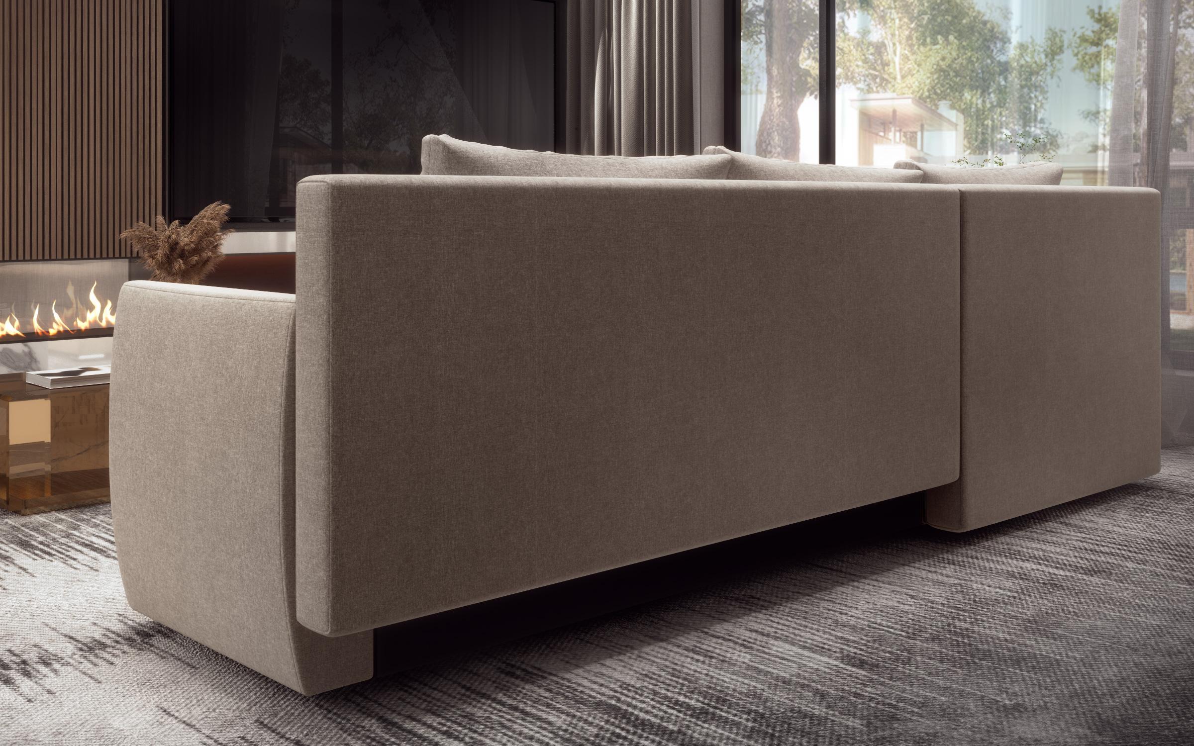 Extendable corner sofa Interio, beige  10
