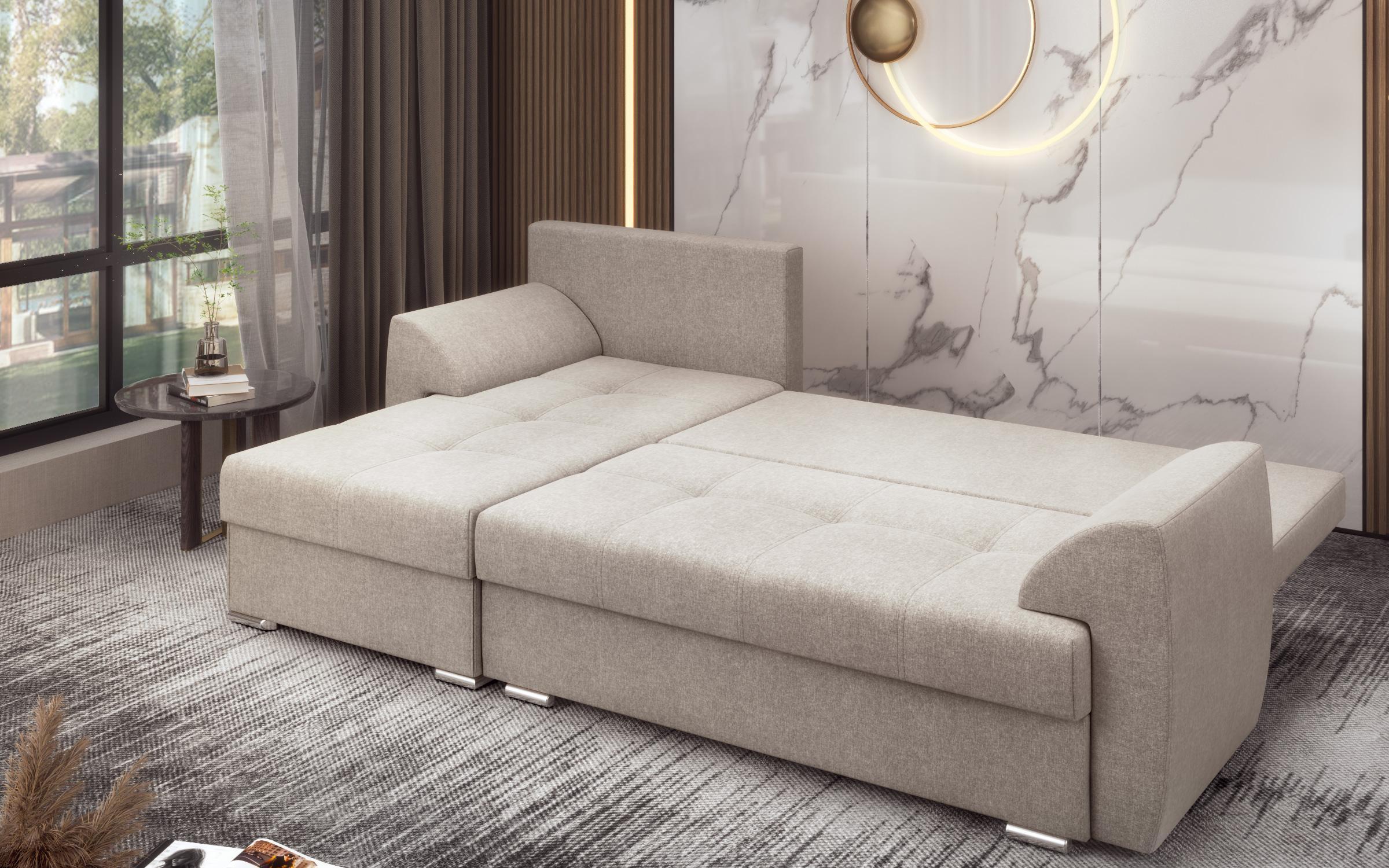 Extendable corner sofa Interio, beige  11