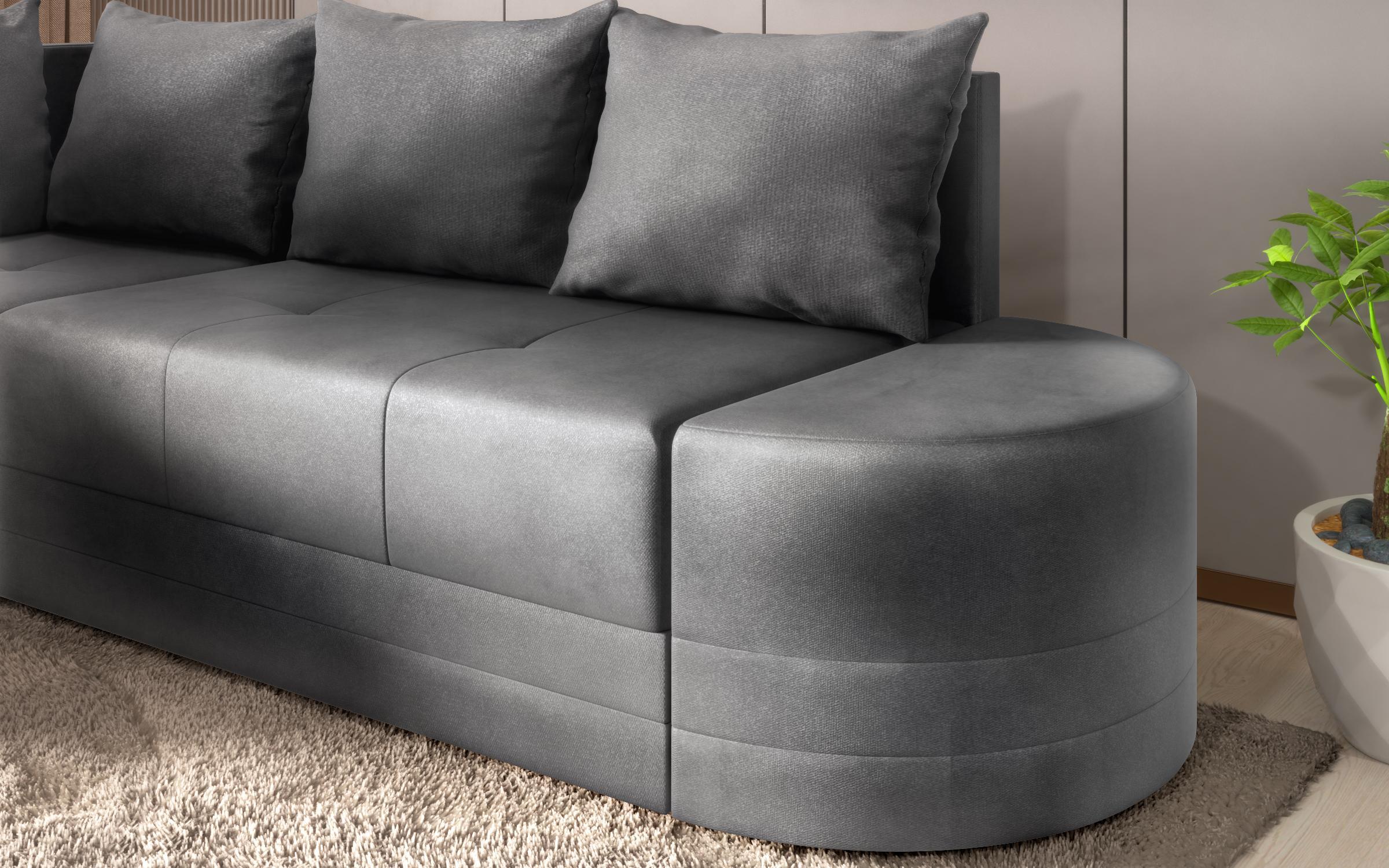 Extendable sofa Camelo, dark grey  4