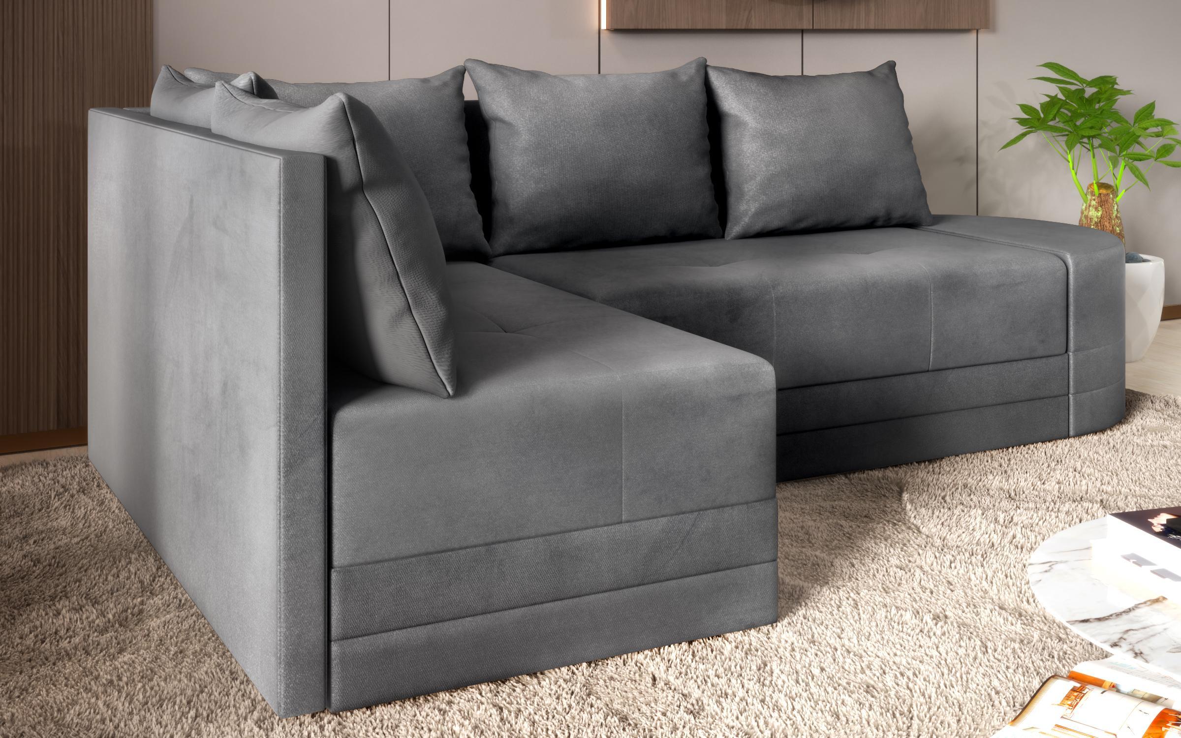 Extendable sofa Camelo, dark grey  5