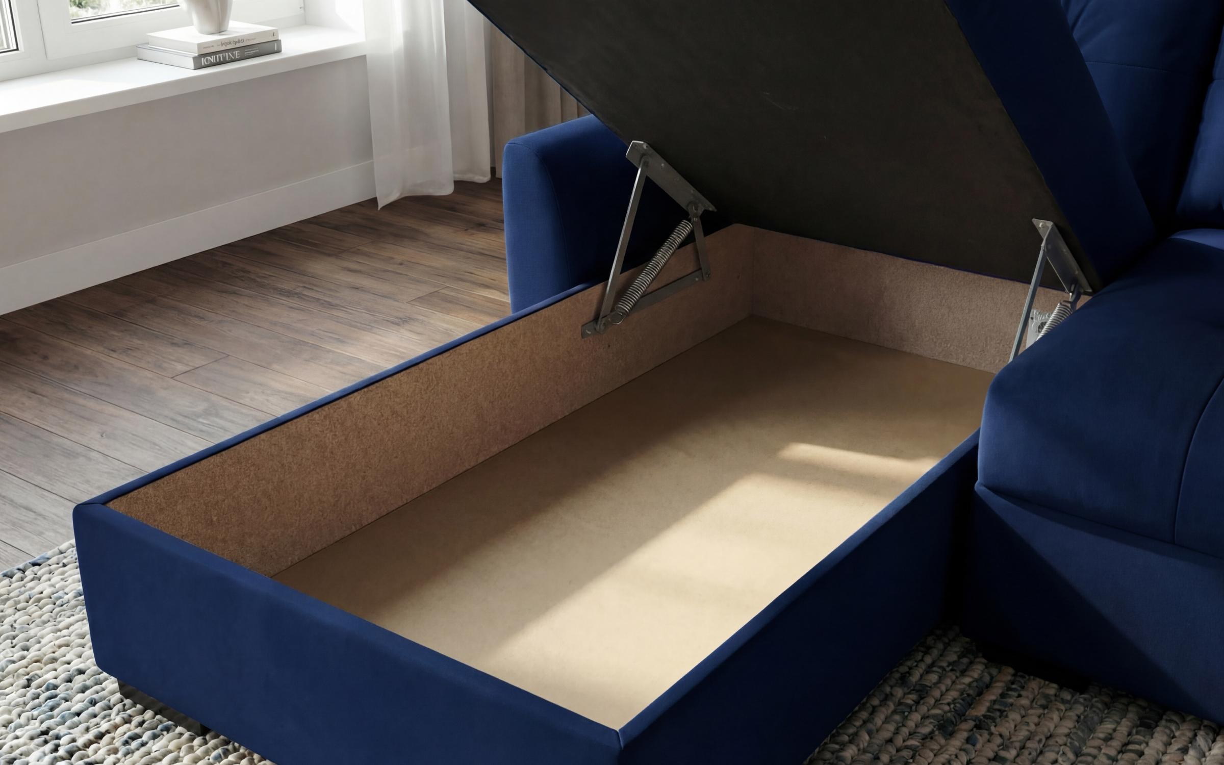 Extendable corner sofa Mars, blue  5