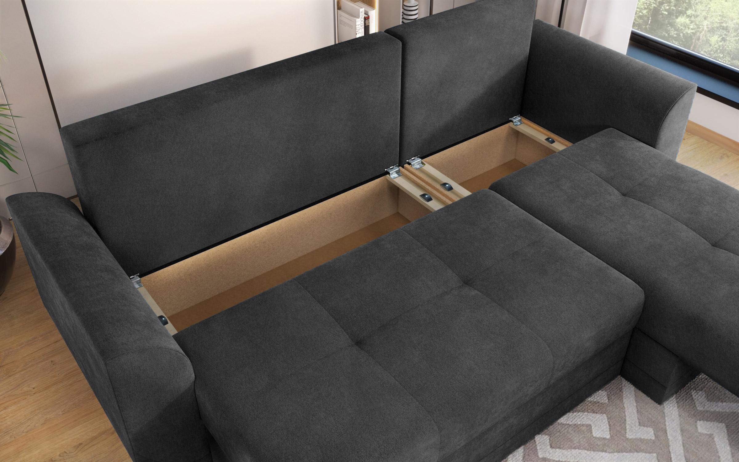 Extendable corner sofa Modus, grey  10