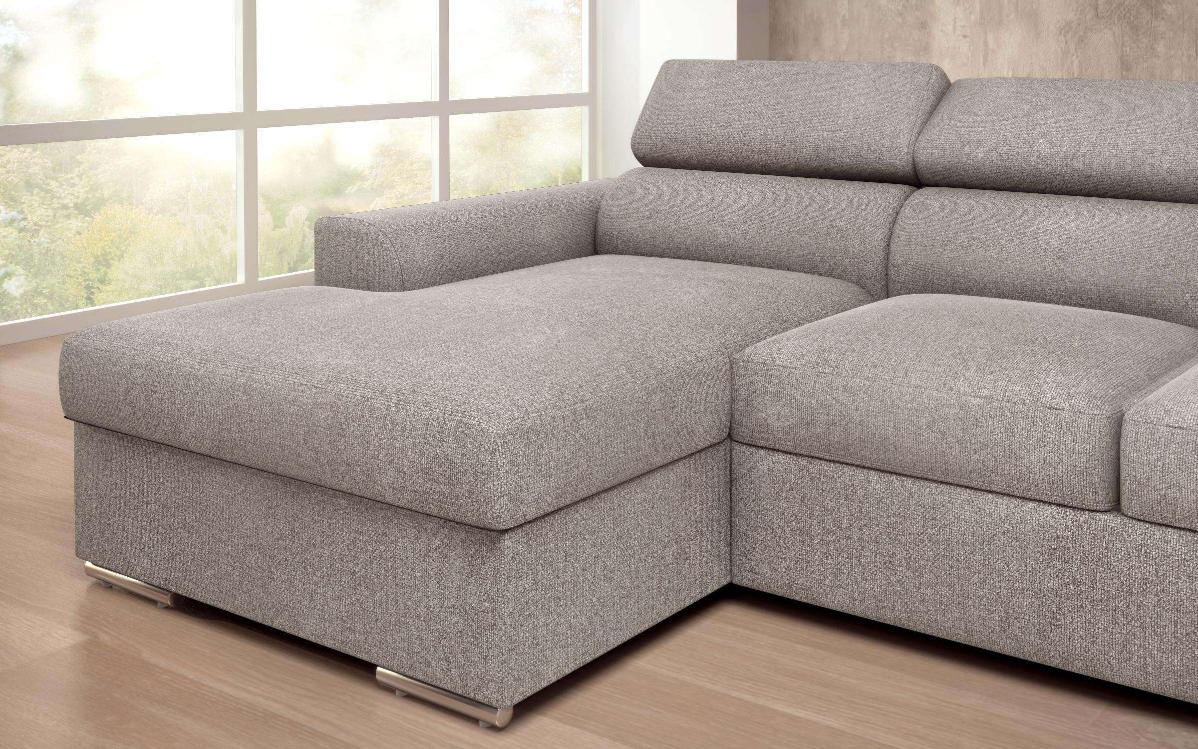 Extendable corner sofa Morgan, beige  9