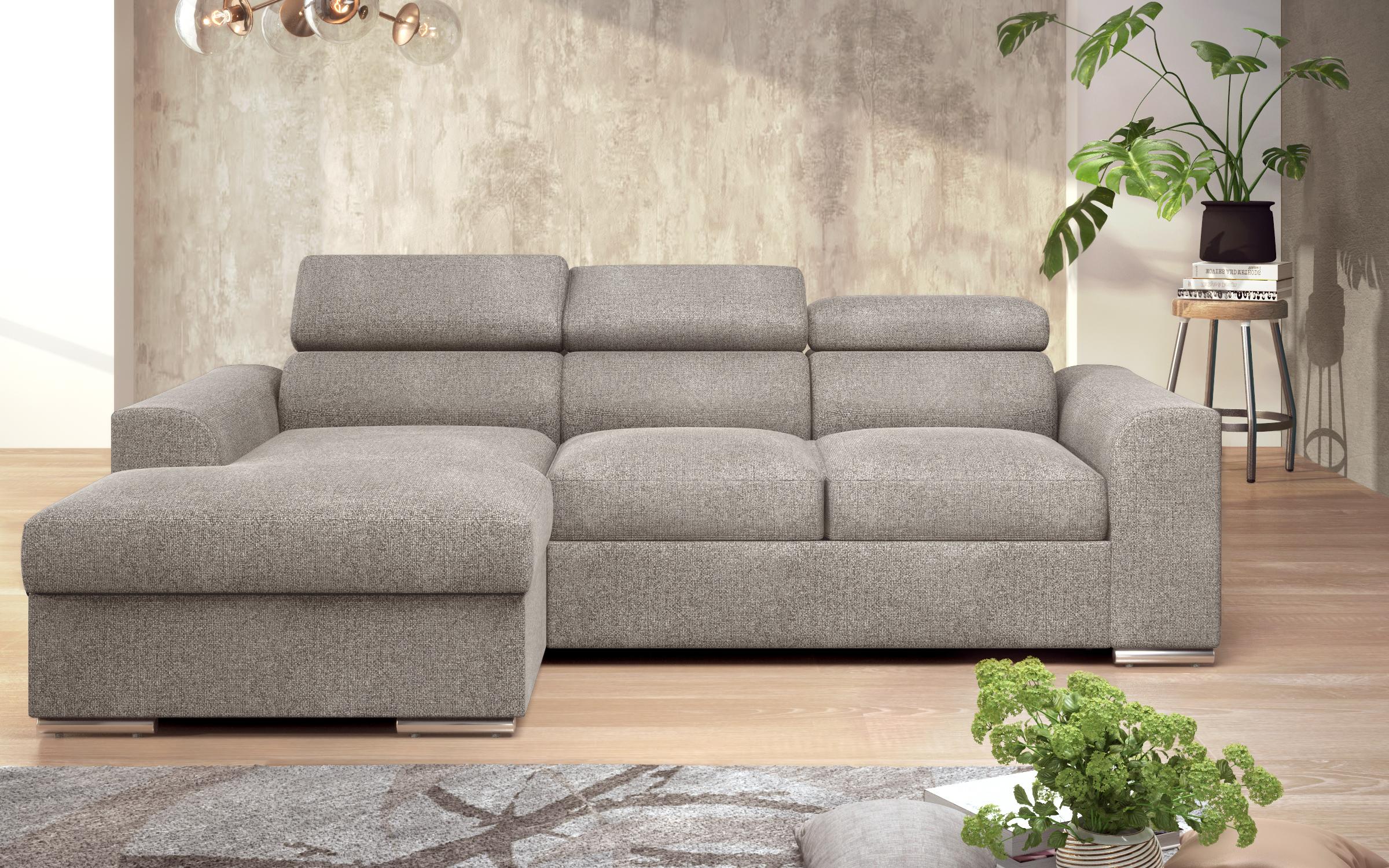 Extendable corner sofa Morgan, beige  3