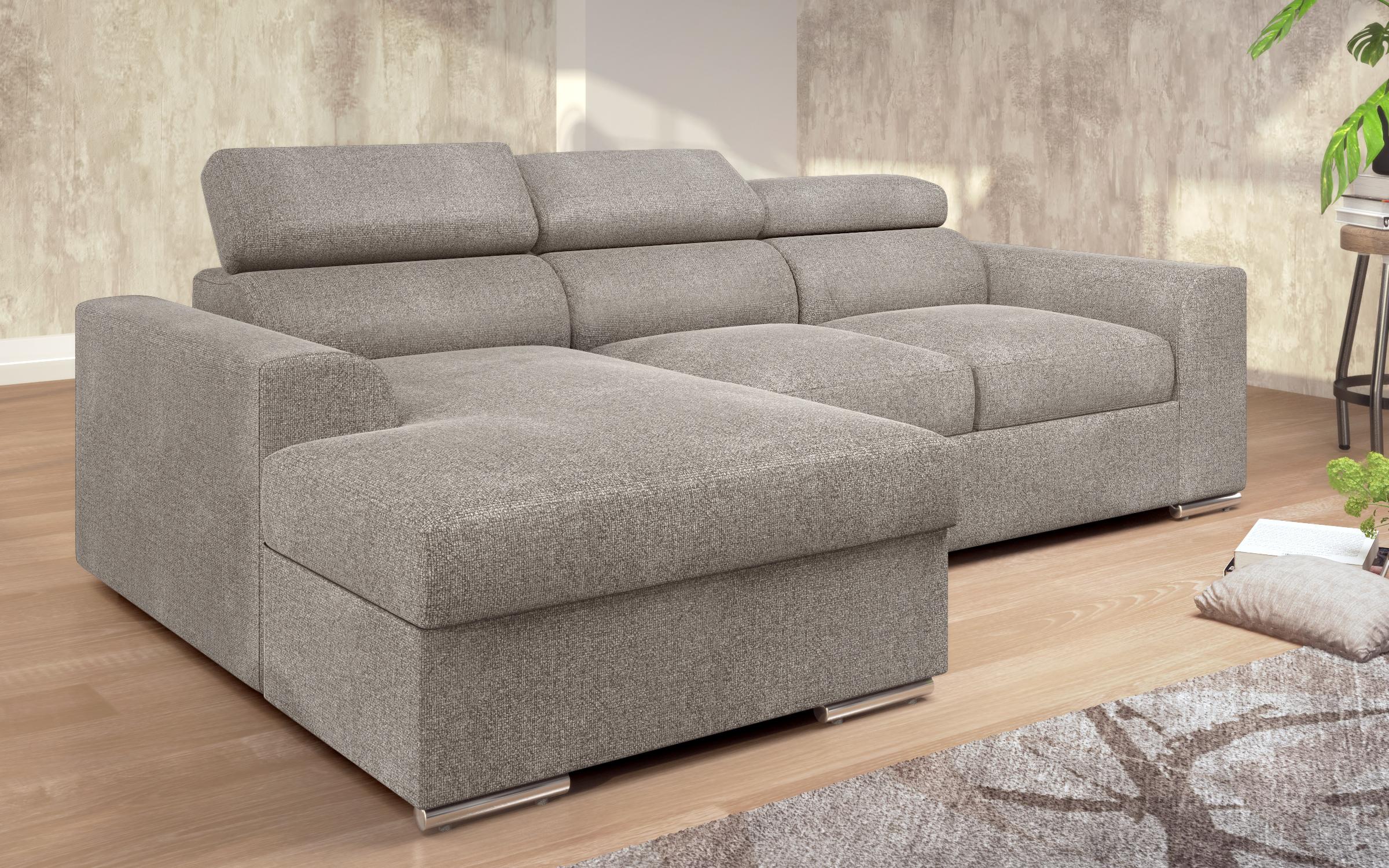 Extendable corner sofa Morgan, beige  4