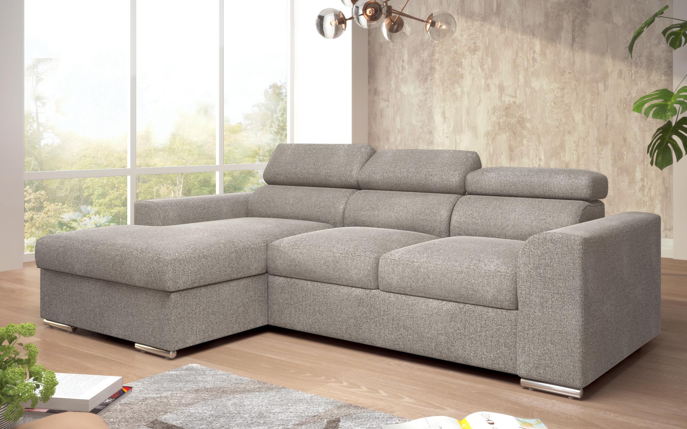 Extendable corner sofa Morgan, beige  5