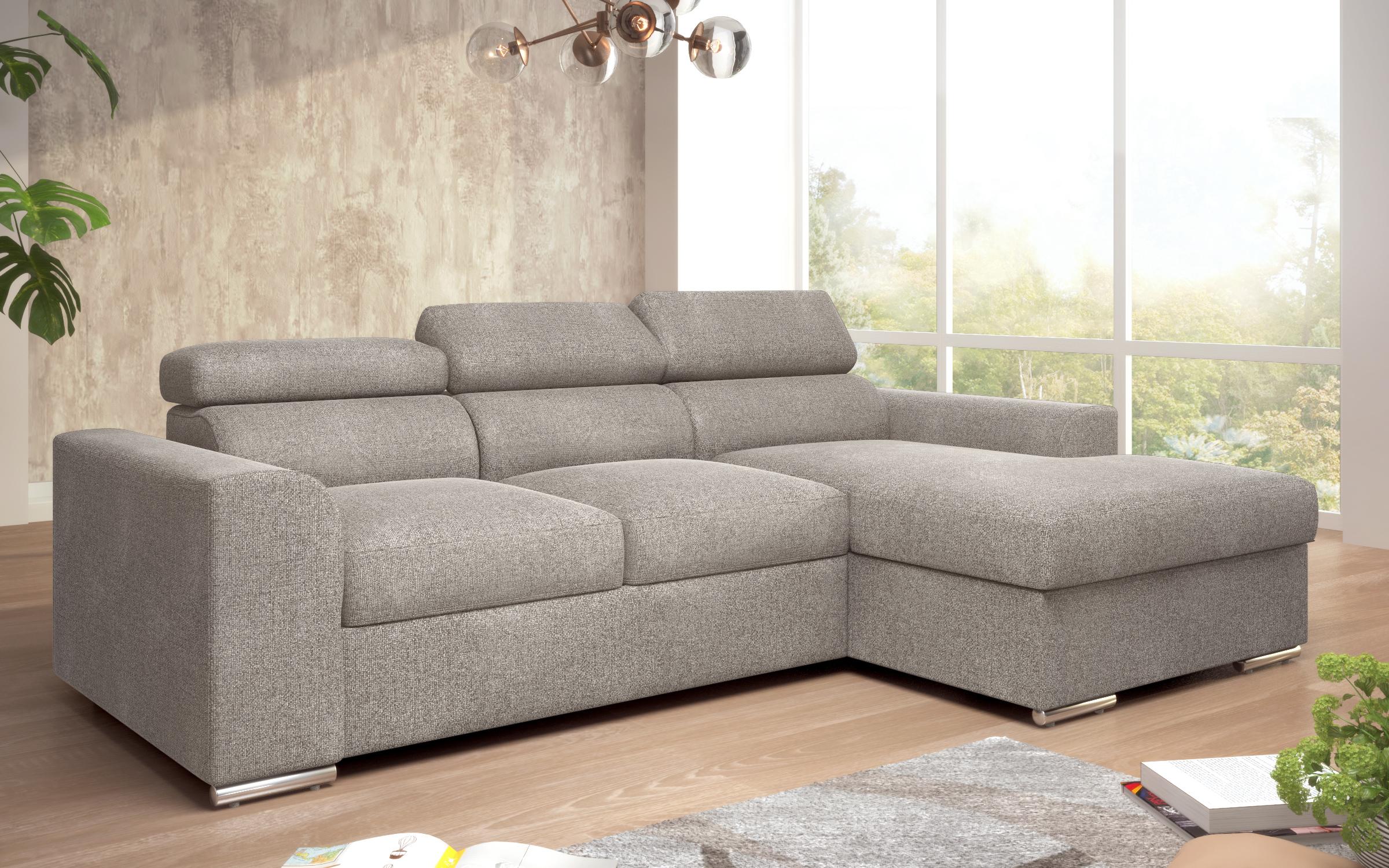 Extendable corner sofa Morgan, beige  5