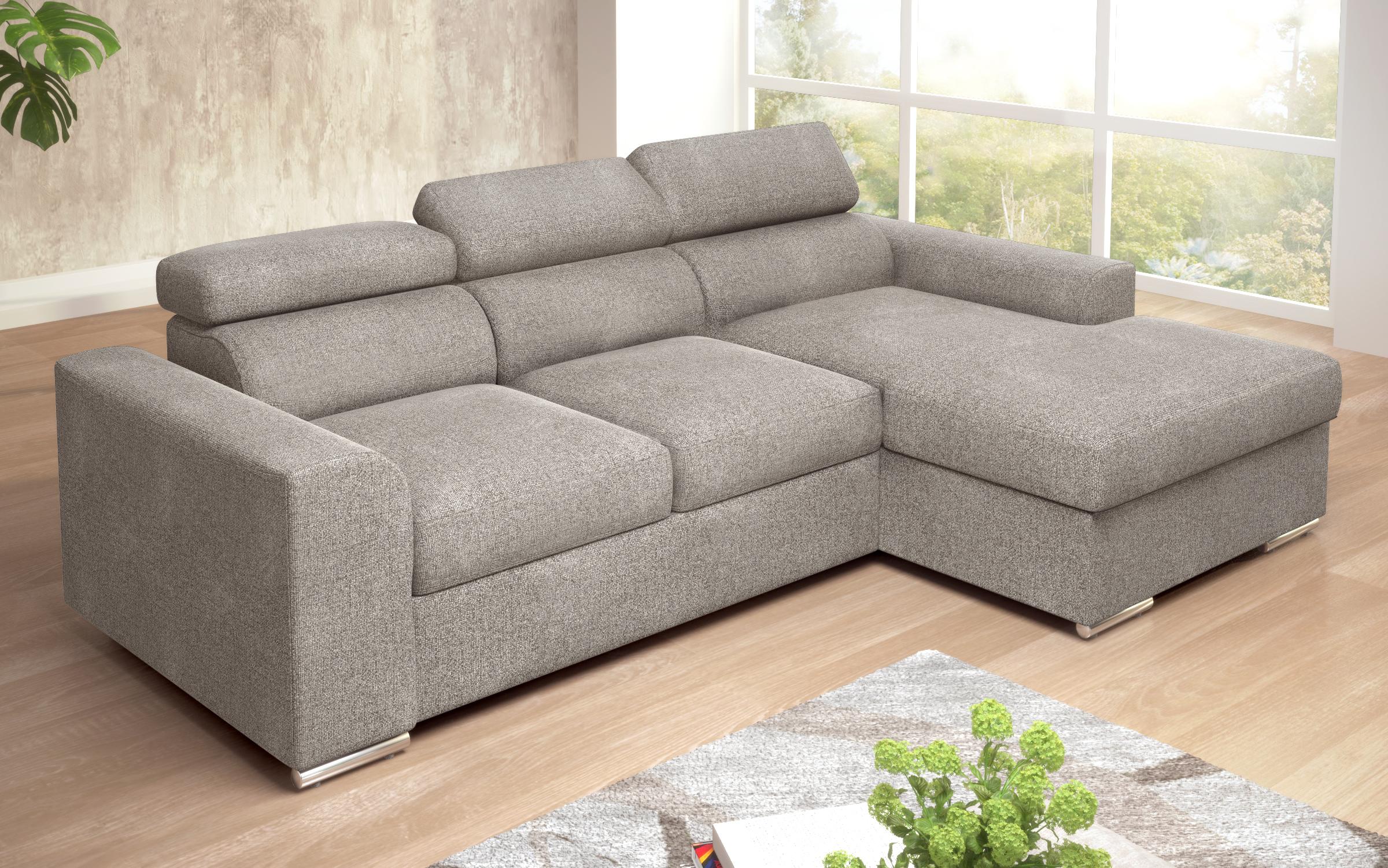 Extendable corner sofa Morgan, beige  6
