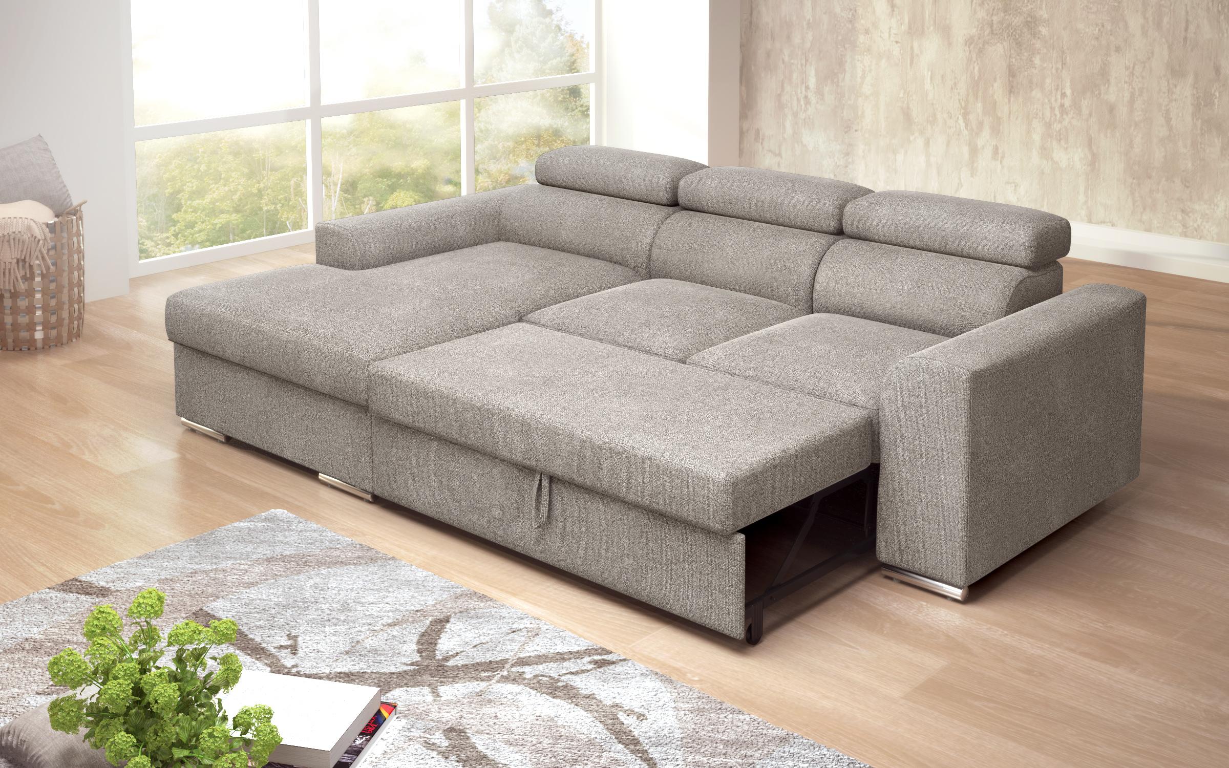 Extendable corner sofa Morgan, beige  7