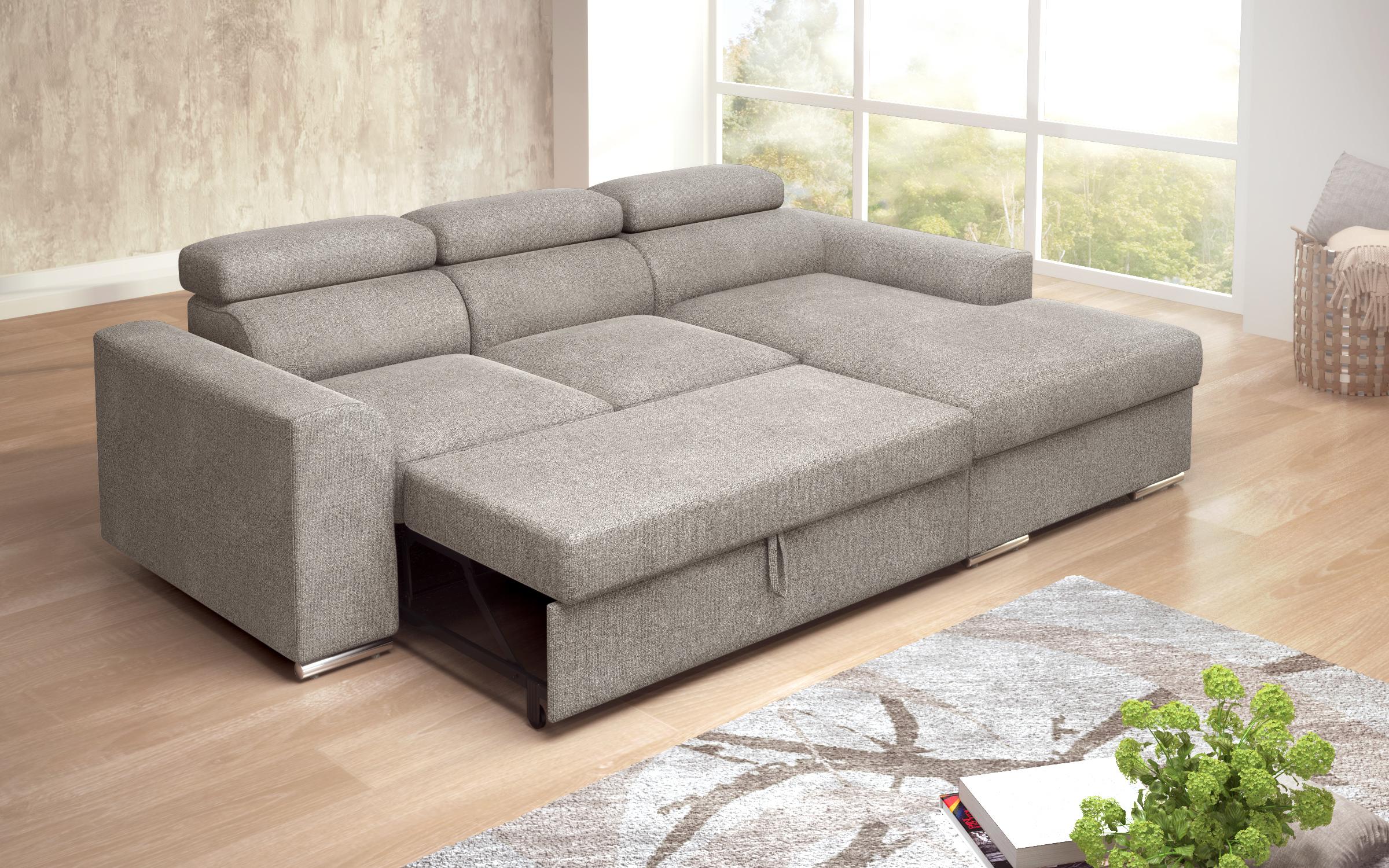 Extendable corner sofa Morgan, beige  7