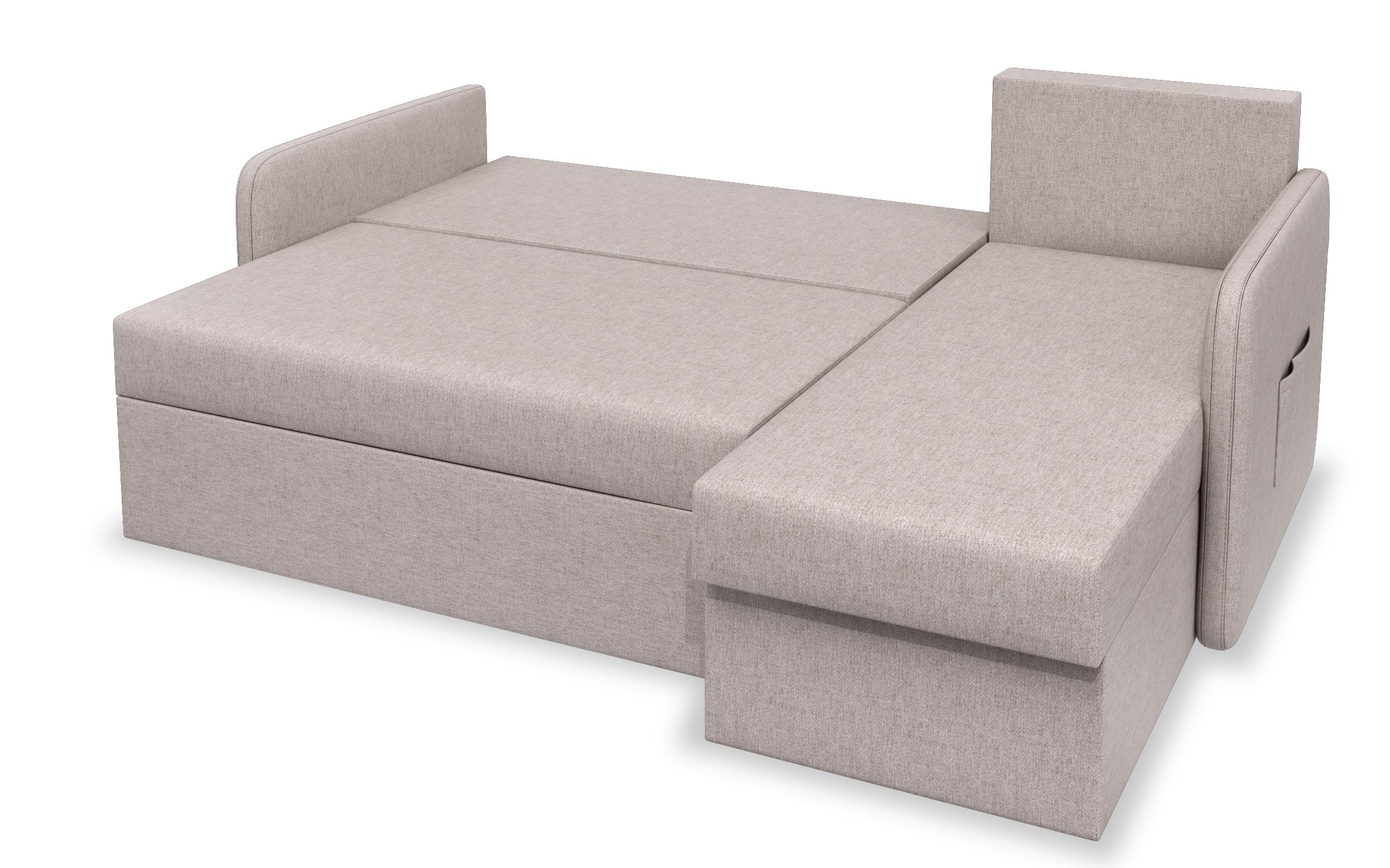 Extendable corner sofa Nexus, beige  9