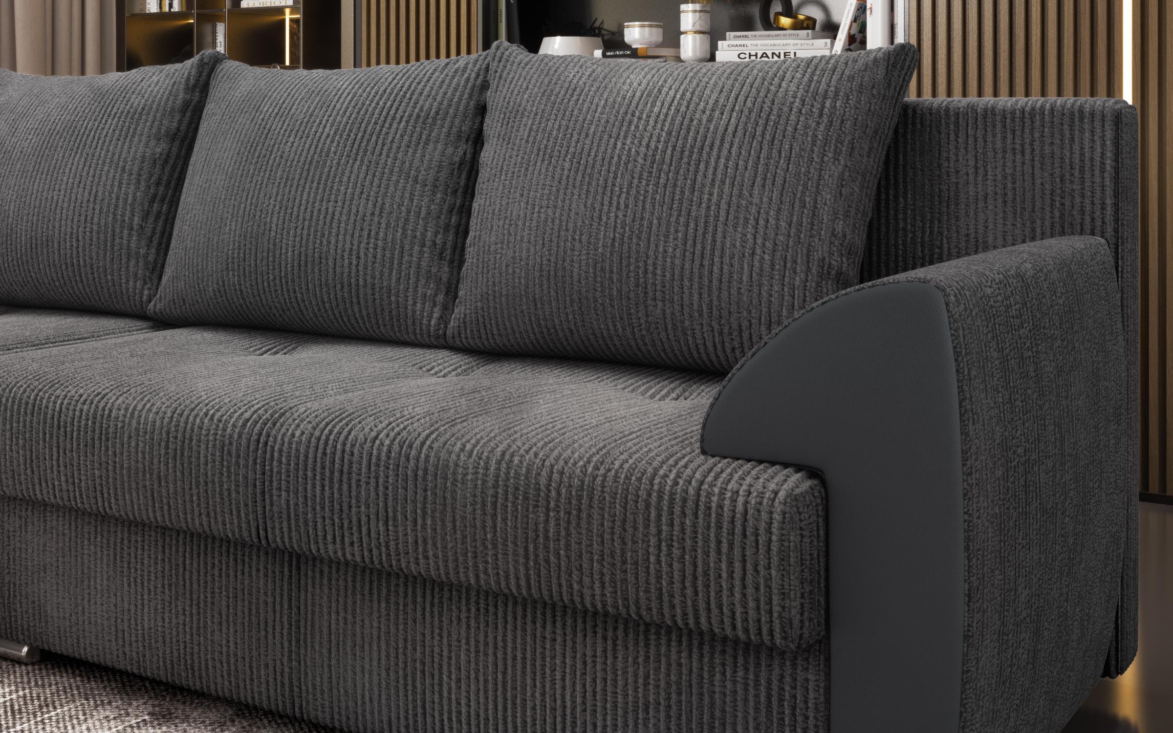 Extendable corner sofa Nord, grey  9
