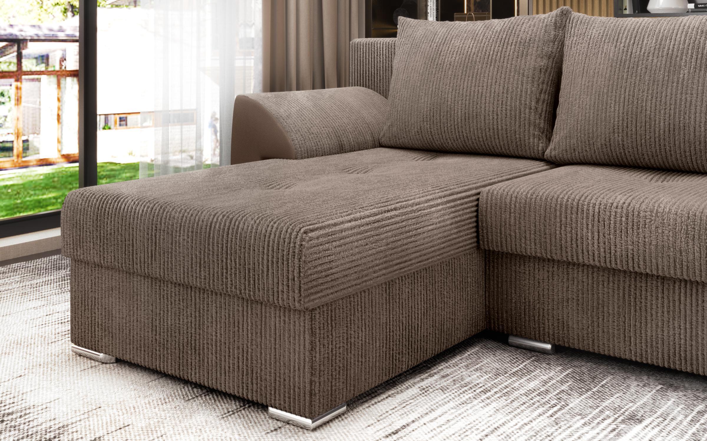 Extendable corner sofa Nord, dark beige  7