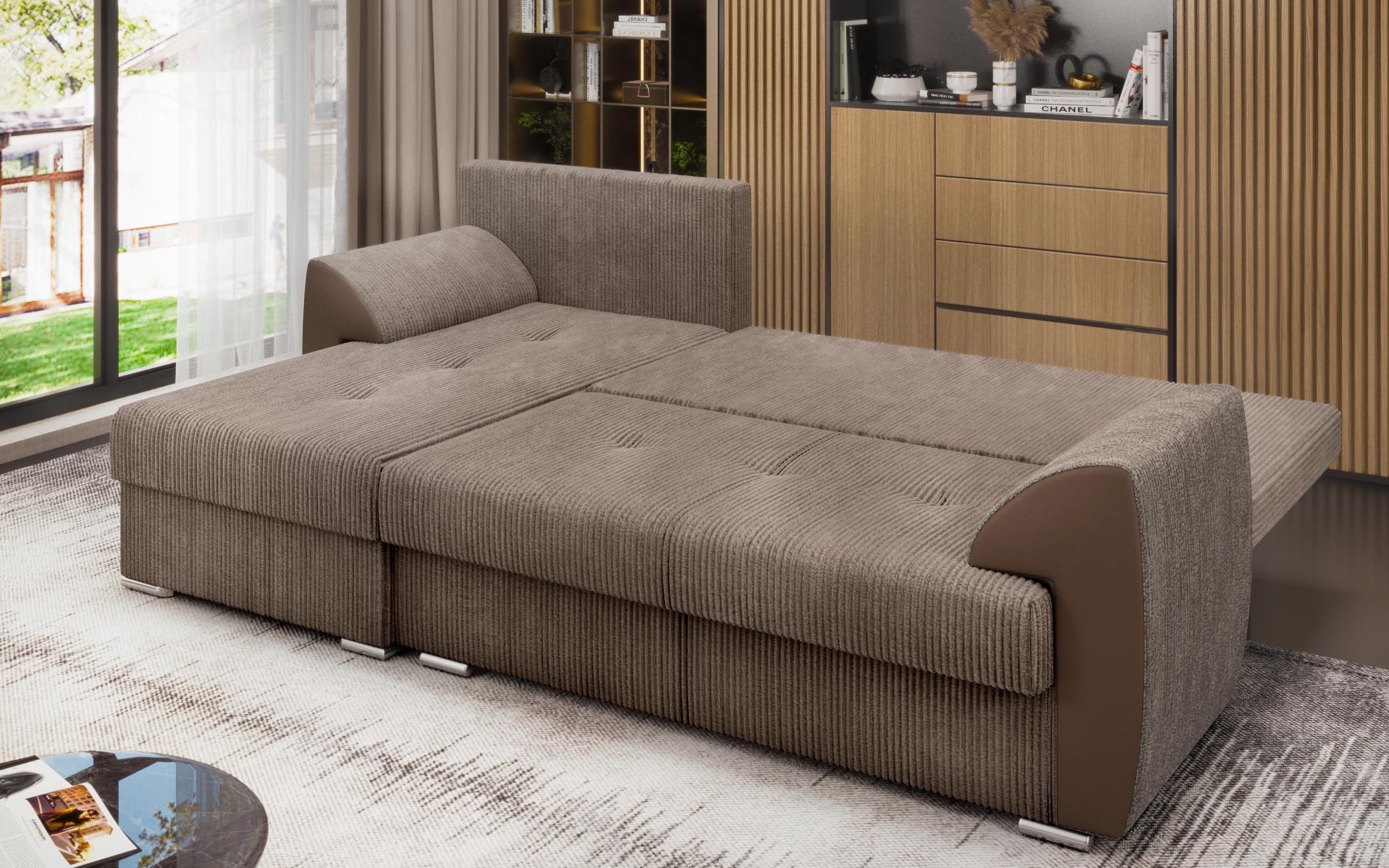 Extendable corner sofa Nord, dark beige  6