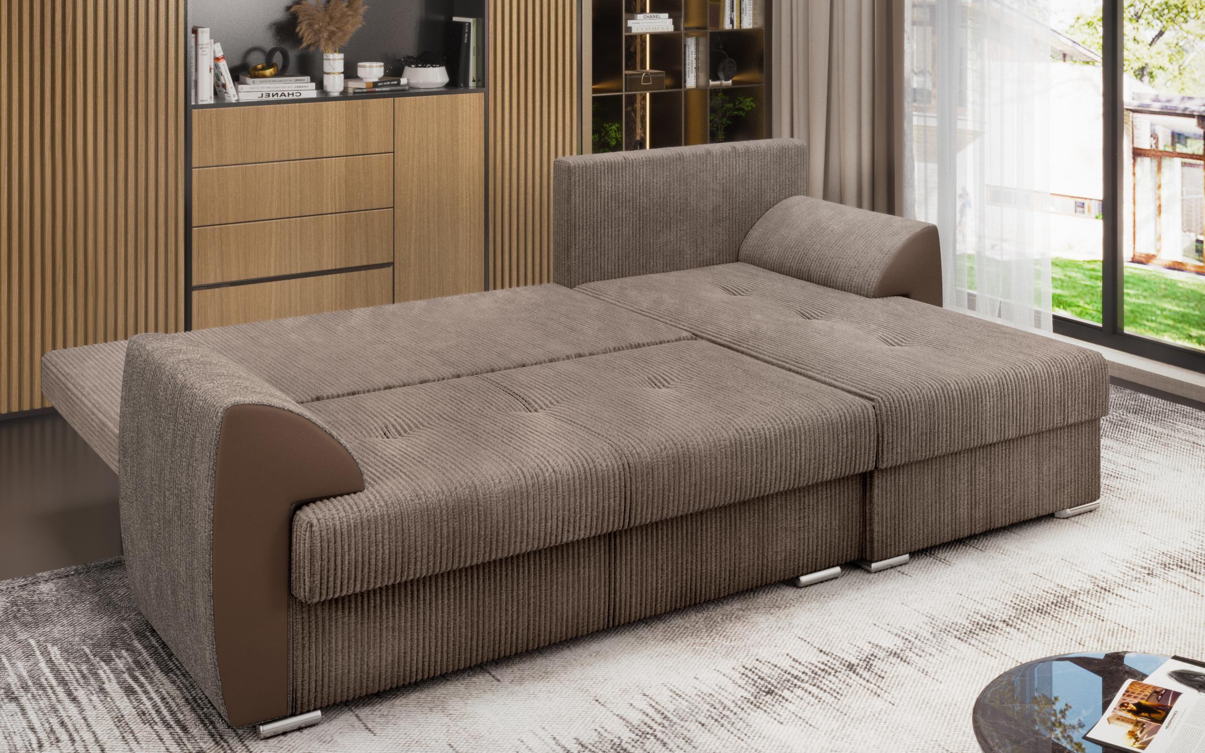 Extendable corner sofa Nord, dark beige  6