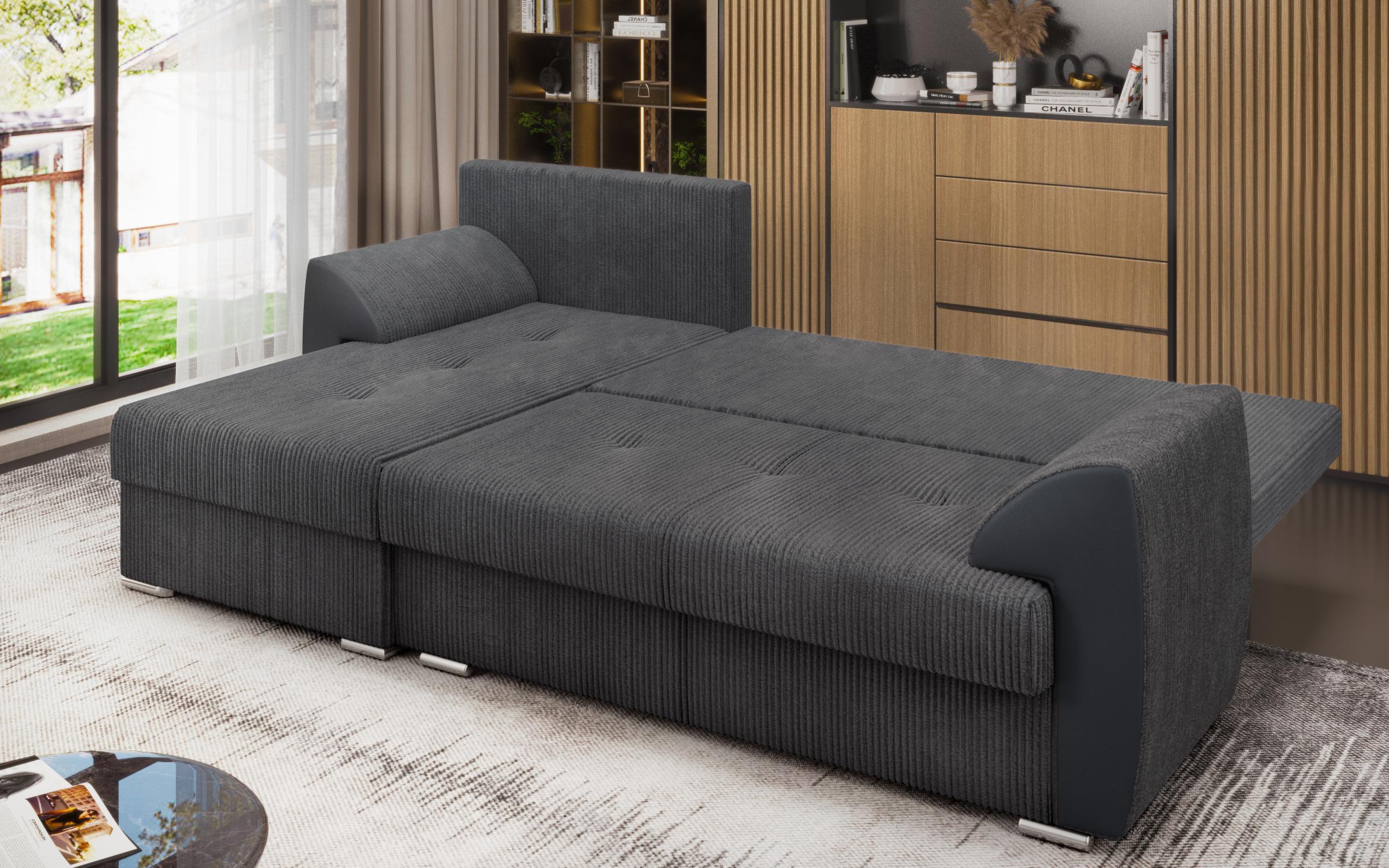Extendable corner sofa Nord, grey  7