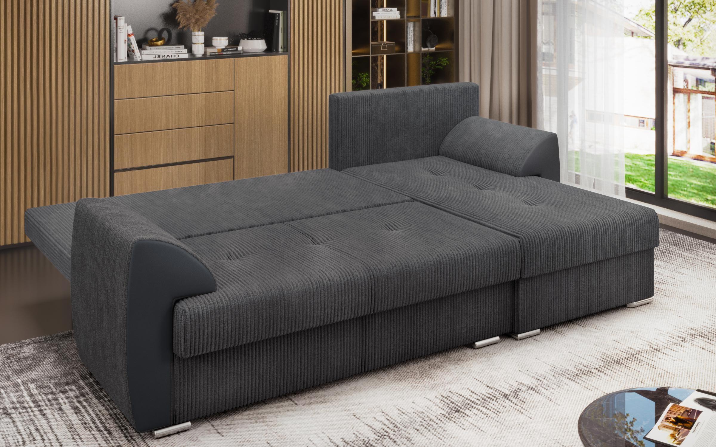 Extendable corner sofa Nord, grey  7