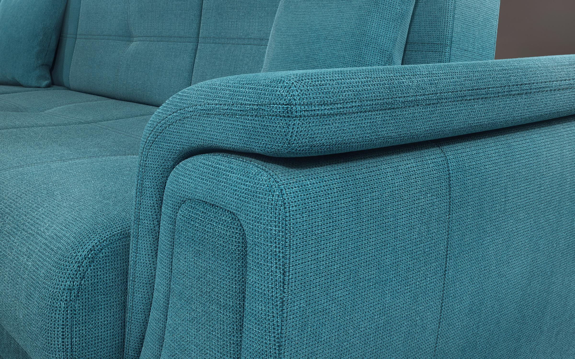 Extendable corner sofa + click-clack mechanism Princess Premium, blue  6