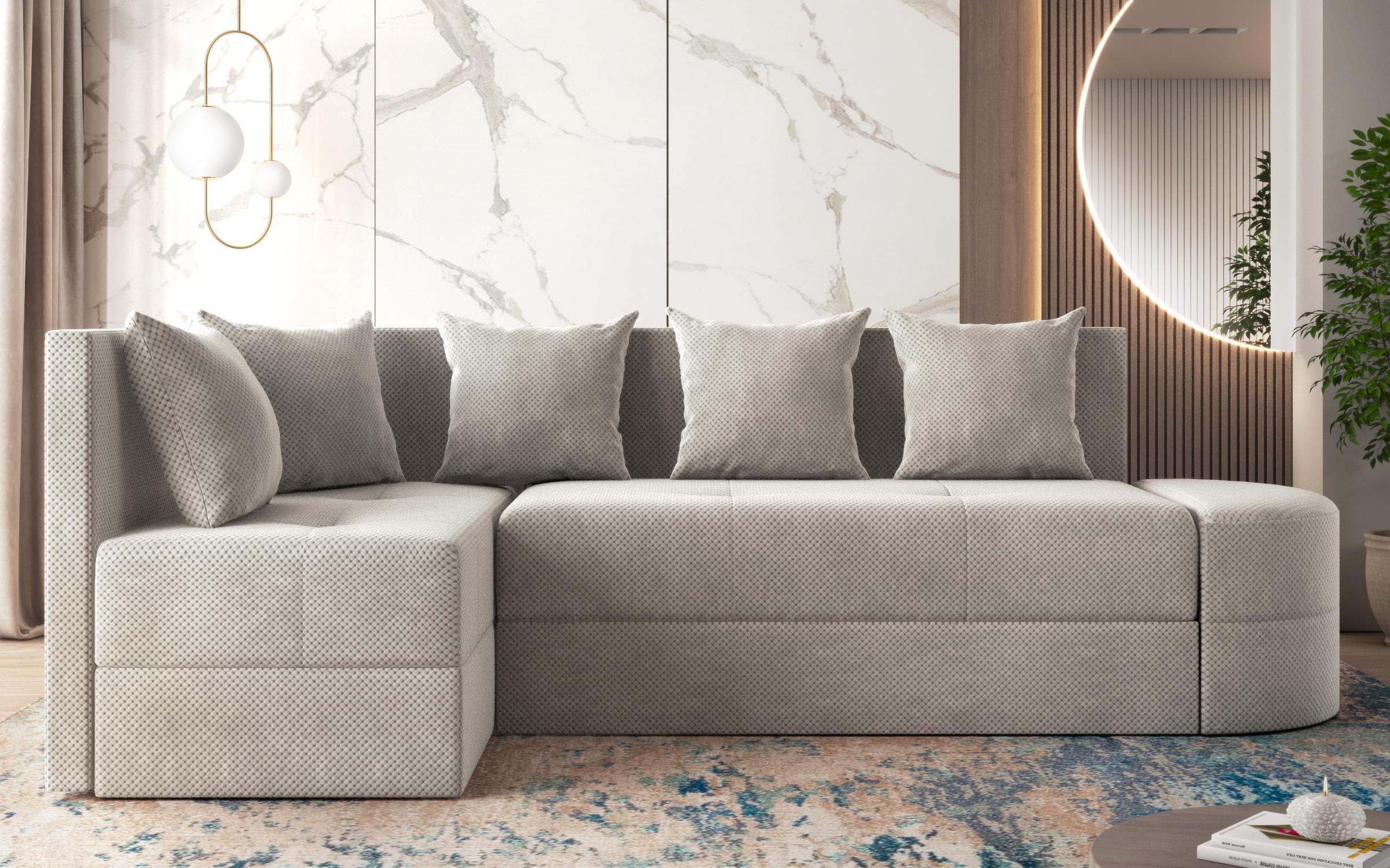 Extendable corner sofa Reilly, beige  1