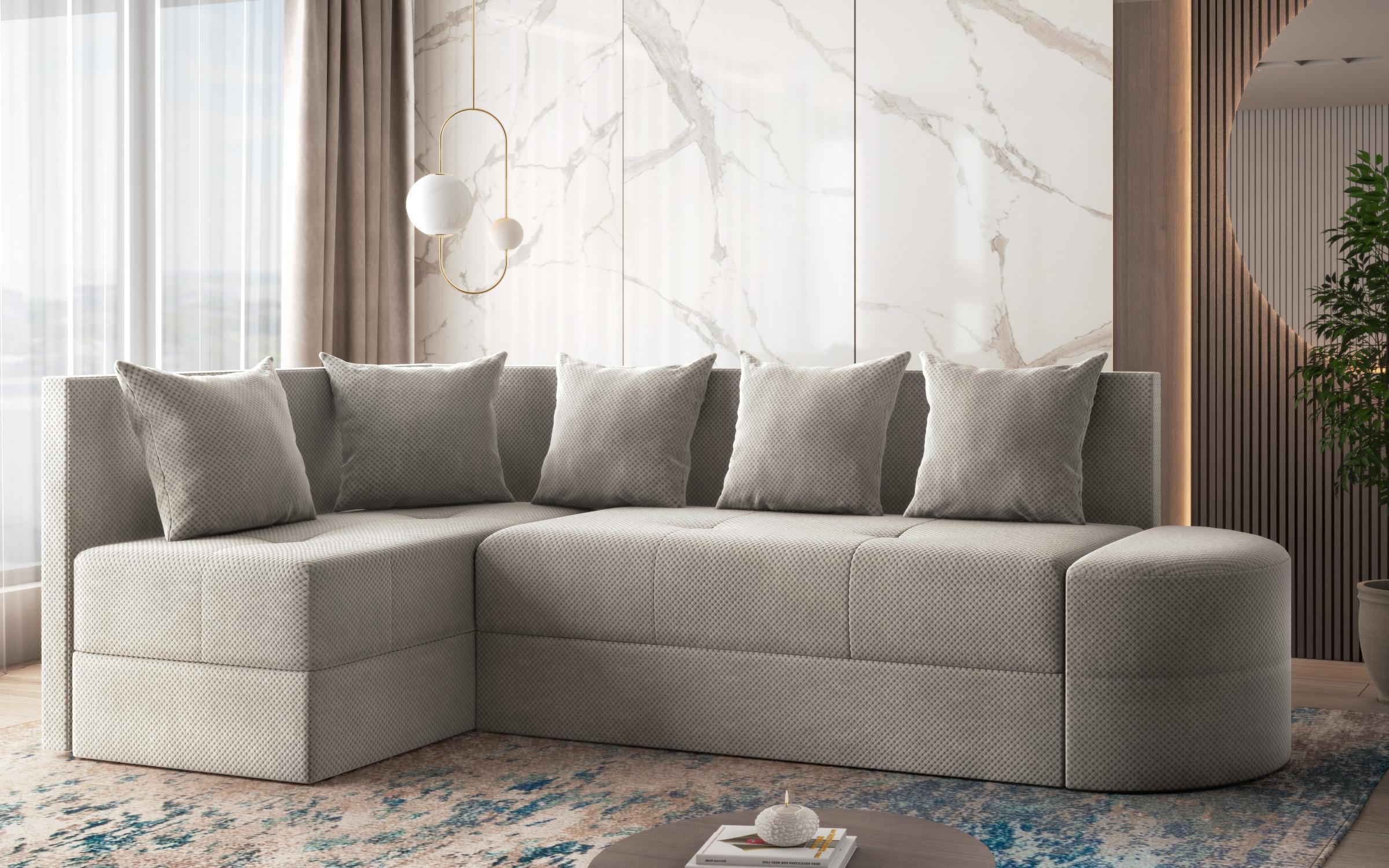 Extendable corner sofa Reilly, beige  3