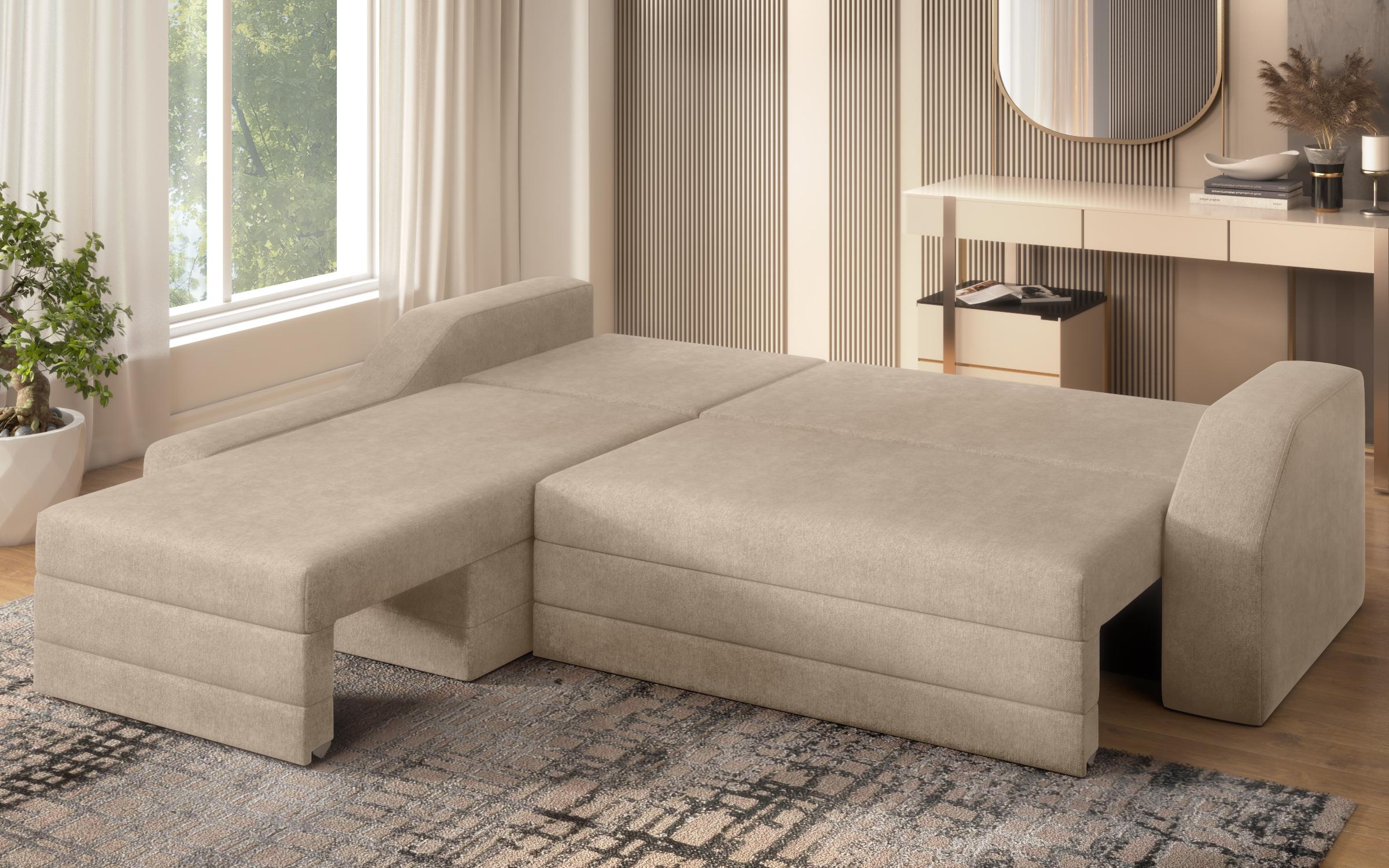 Extendable corner sofa Russell, light beige  7