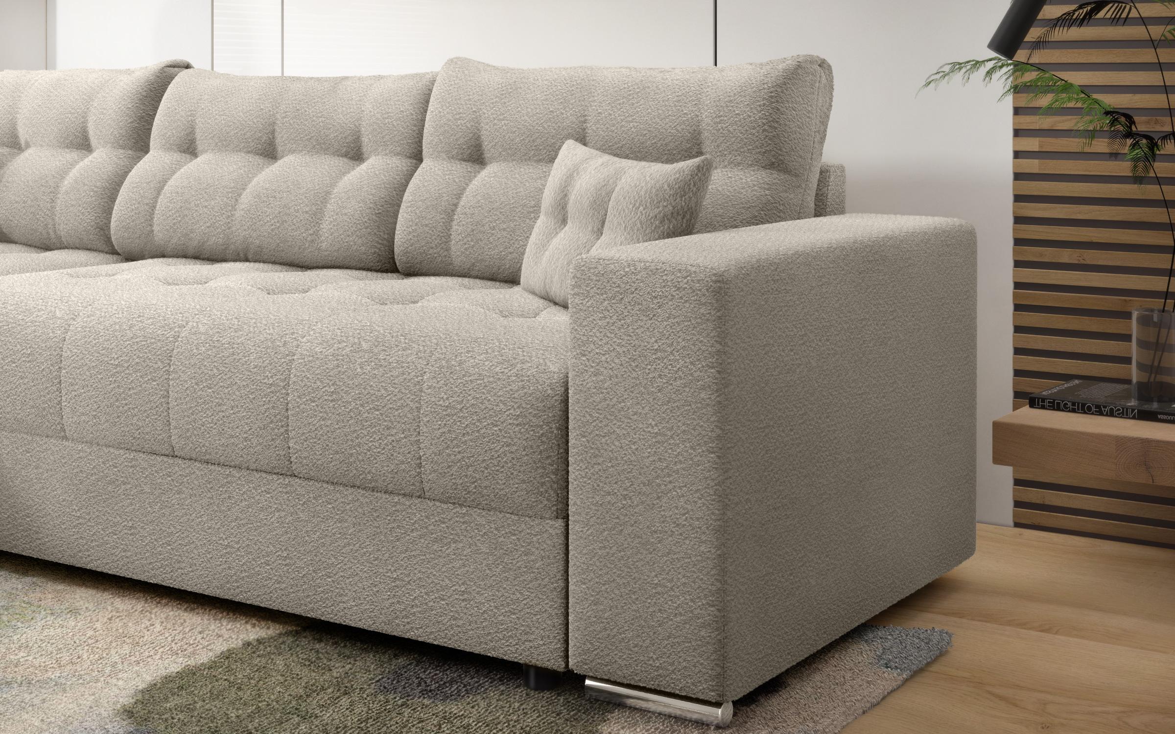 Extendable corner sofa Sander, beige  5