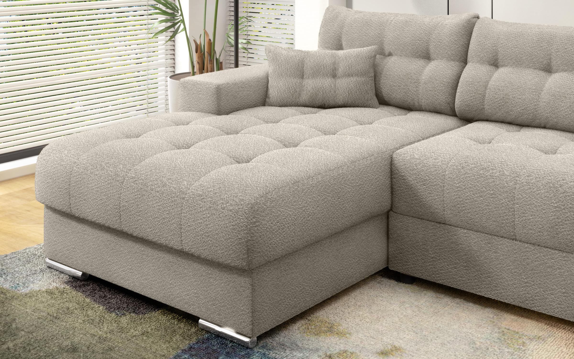 Extendable corner sofa Sander, beige  4