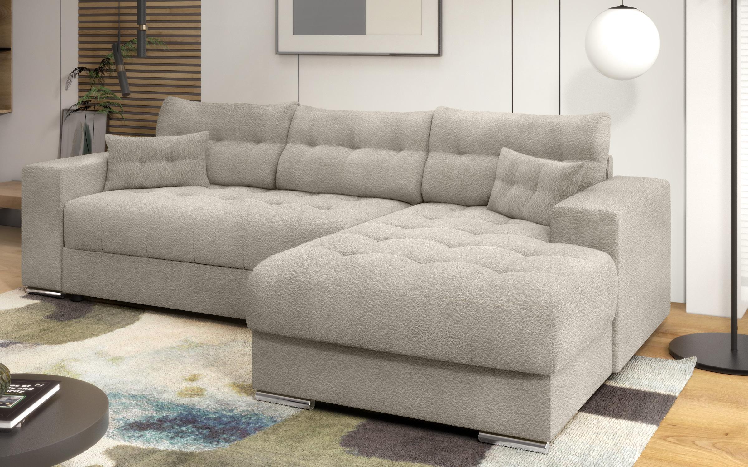 Extendable corner sofa Sander, beige  4