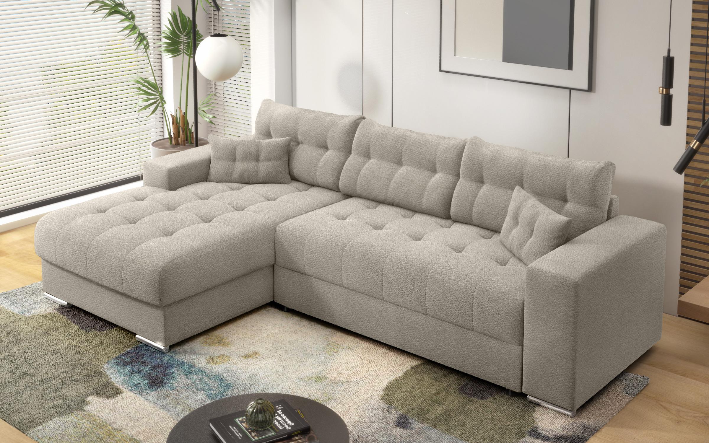 Extendable corner sofa Sander, beige  8
