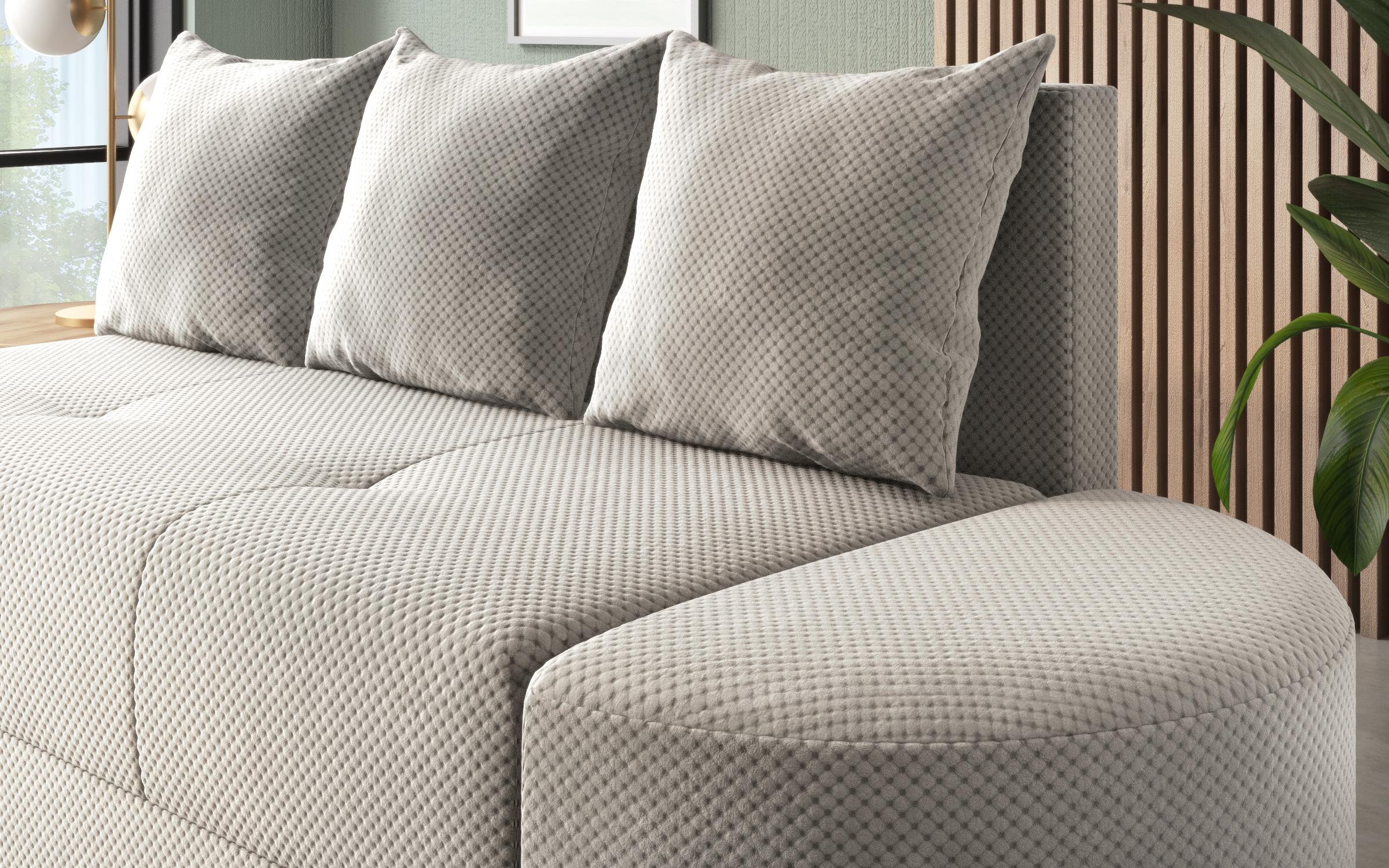 Sofa + ottoman Ugo, beige  6