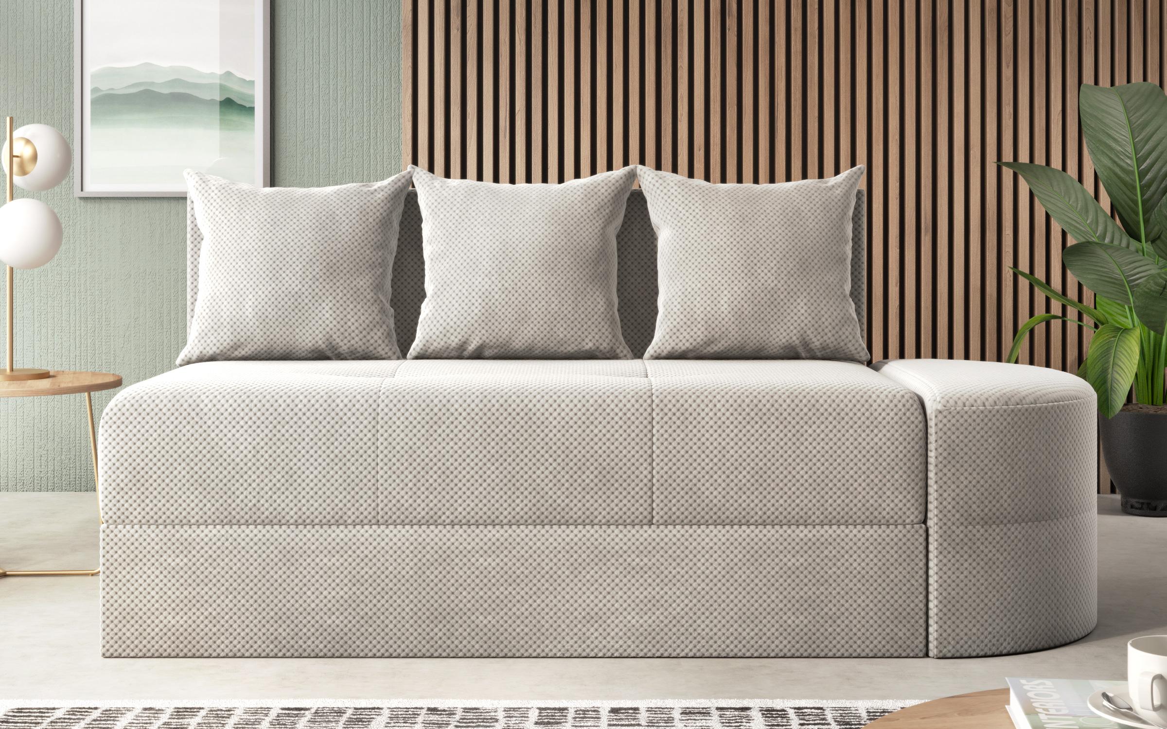 Sofa + ottoman Ugo, beige  3