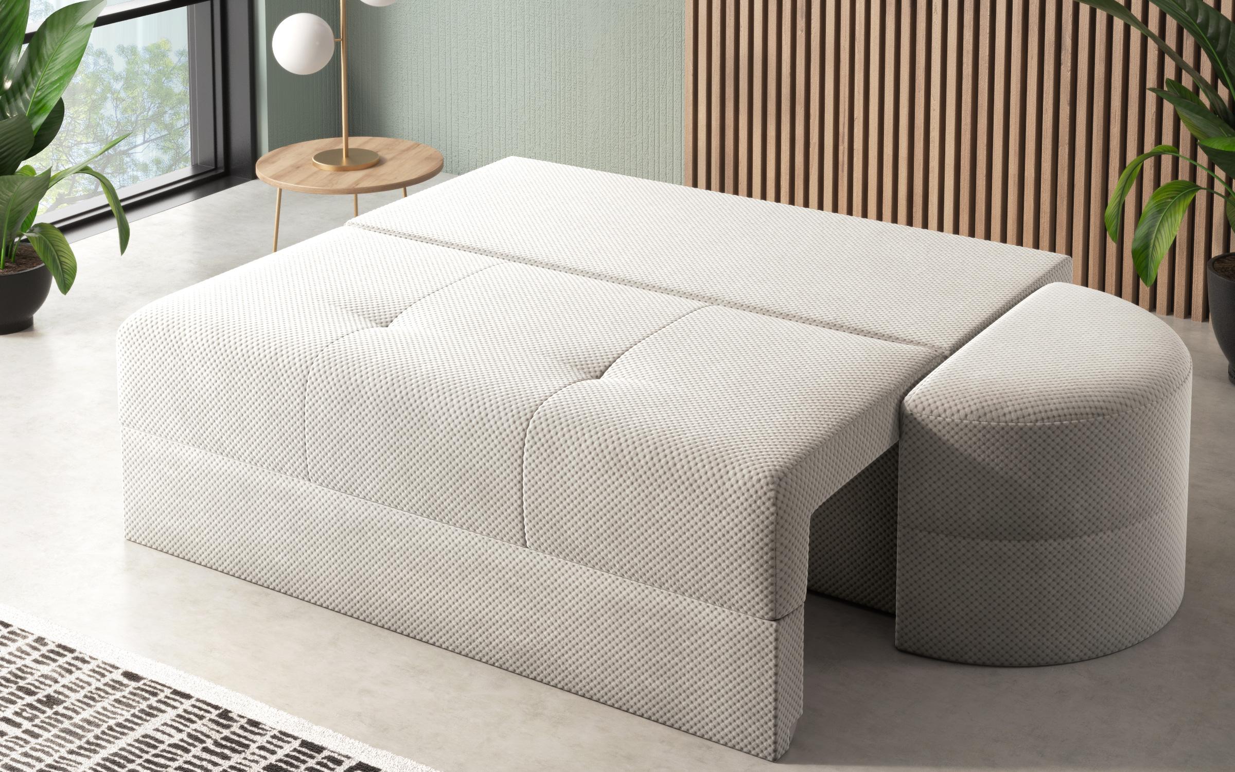 Sofa + ottoman Ugo, beige  7