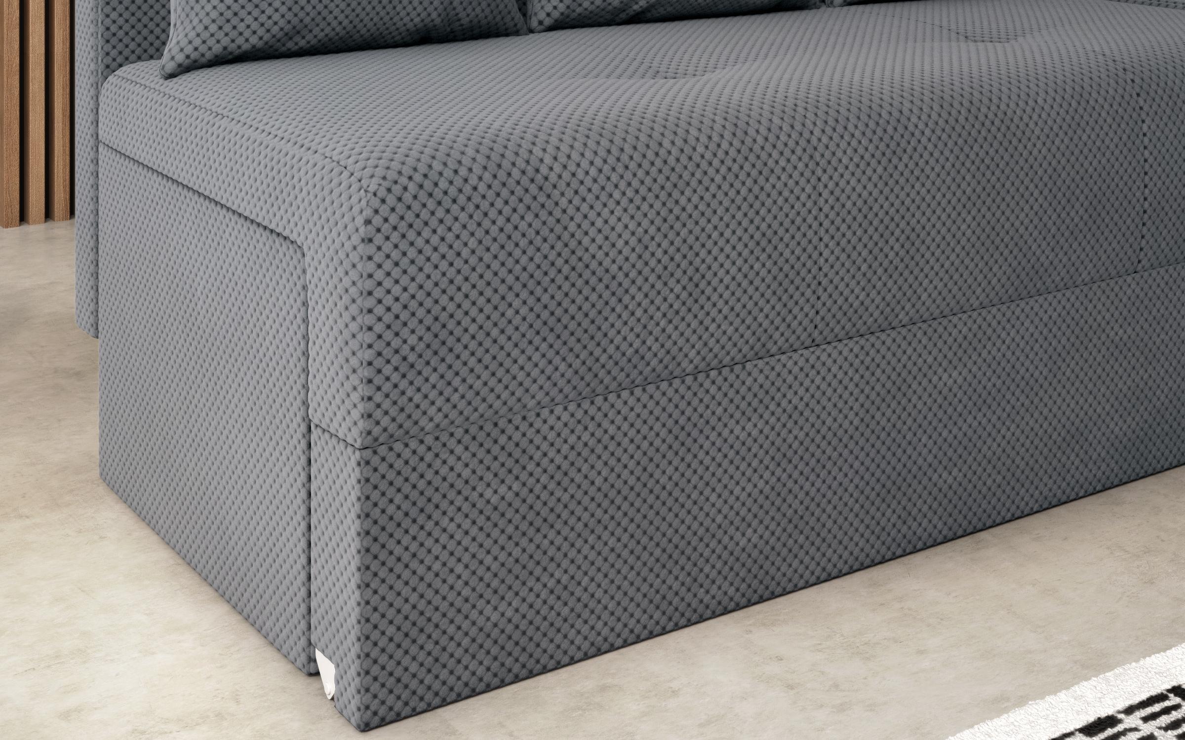 Extendable sofa + оttoman Ugo, grey  6