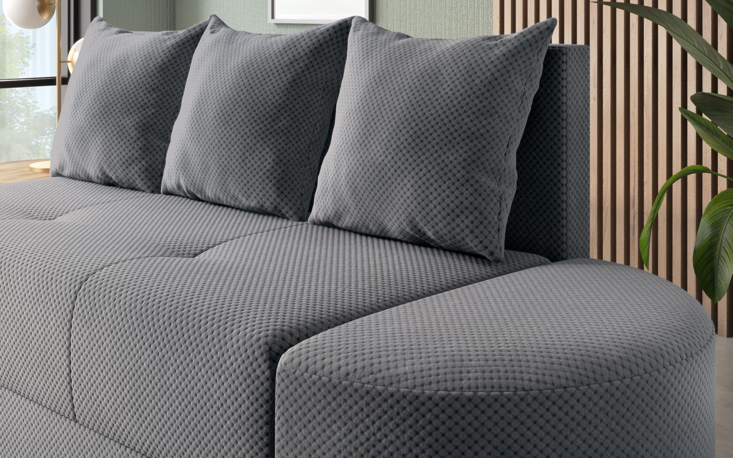 Extendable sofa + оttoman Ugo, grey  5