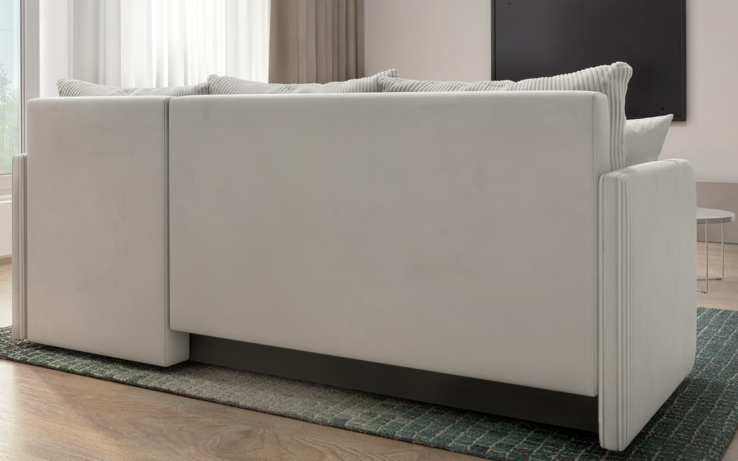 Extendable corner sofa Alexa, light beige  10