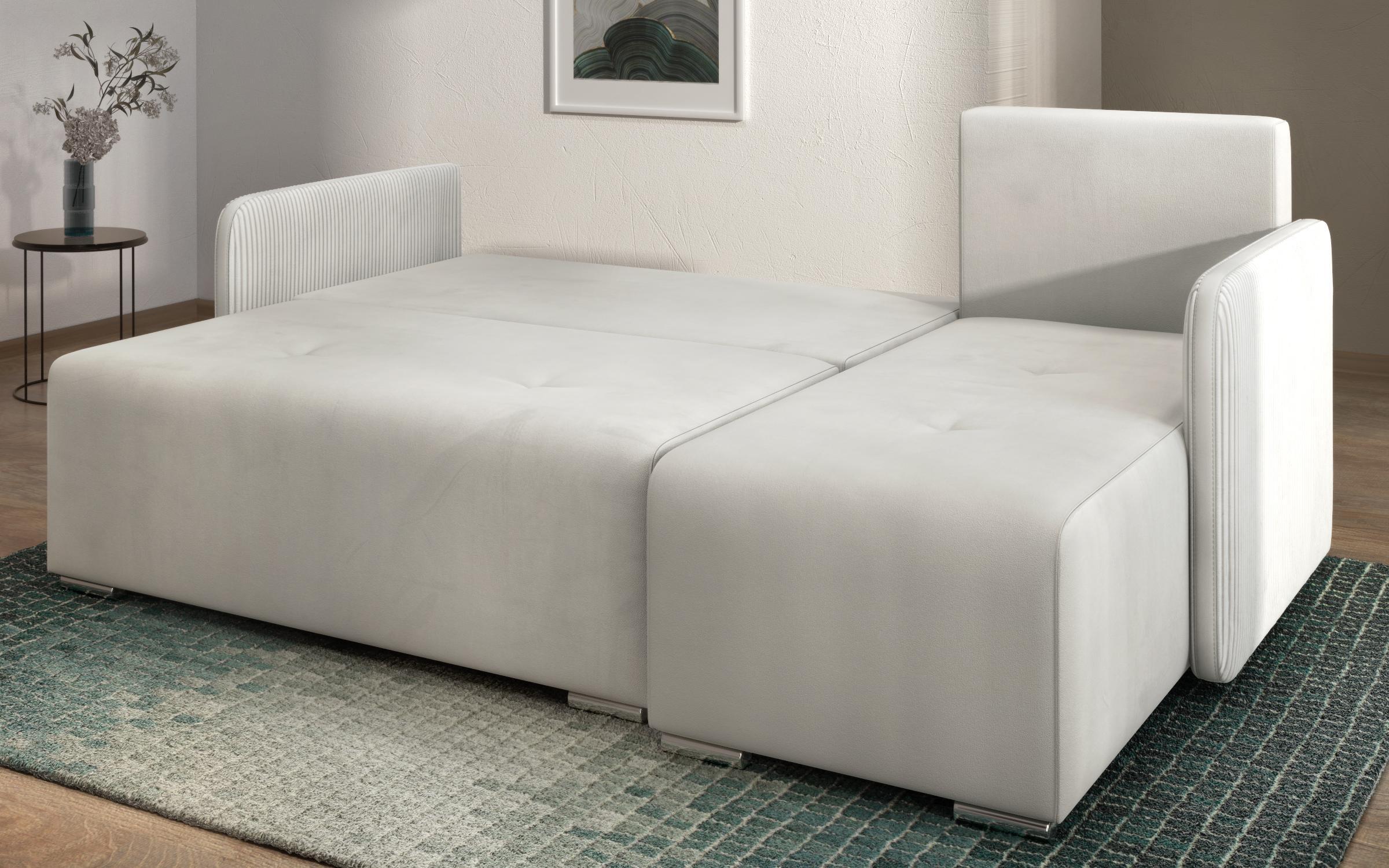 Extendable corner sofa Alexa, light beige  11