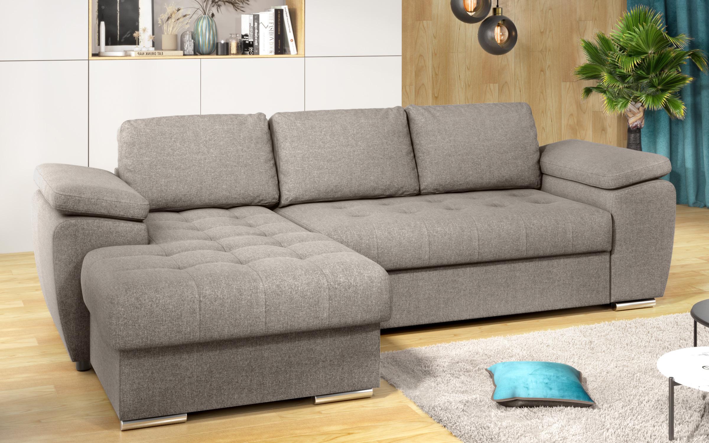 Extendable corner sofa Valencia Pocket, beige  4