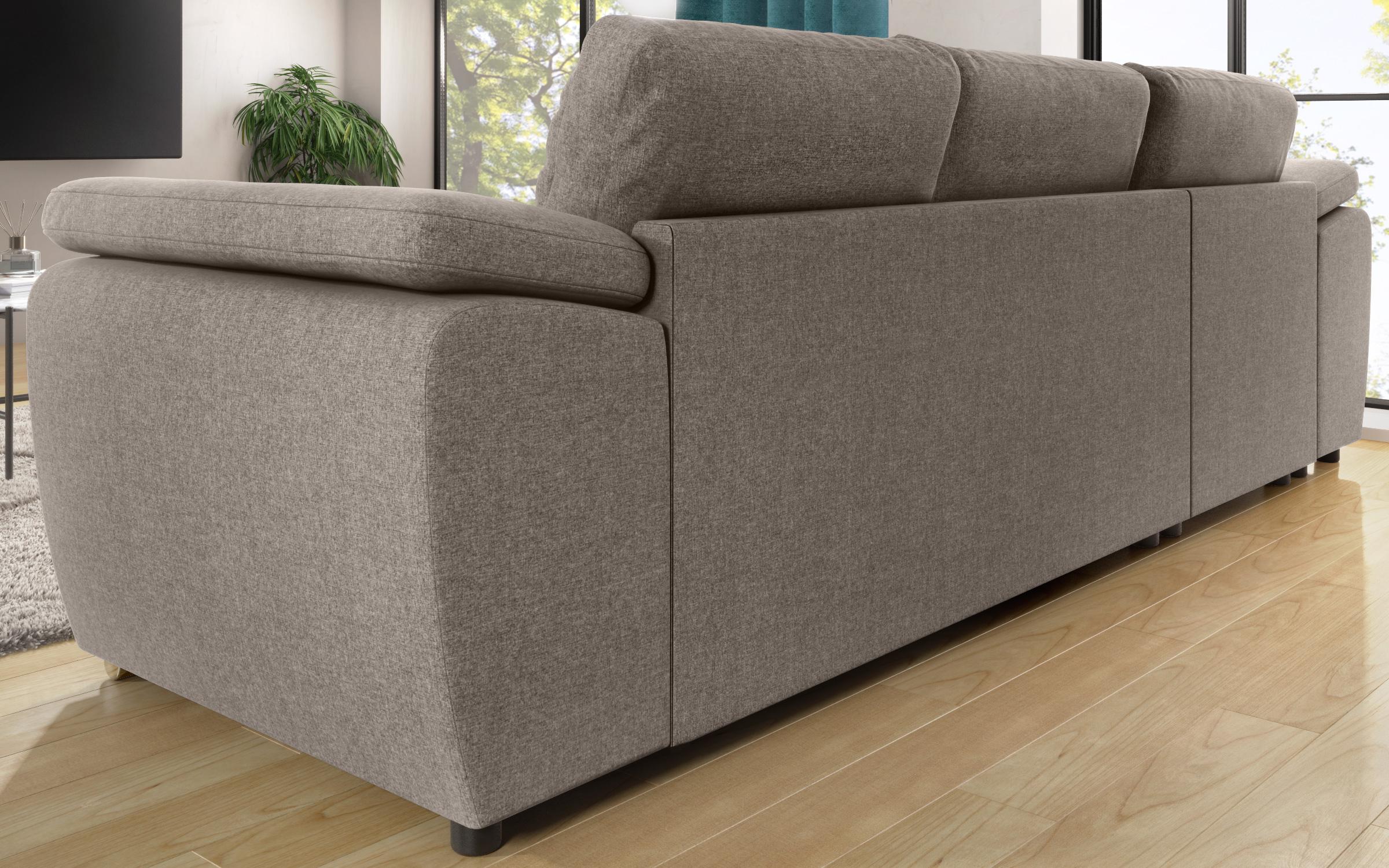 Extendable corner sofa Valencia Pocket, beige  9