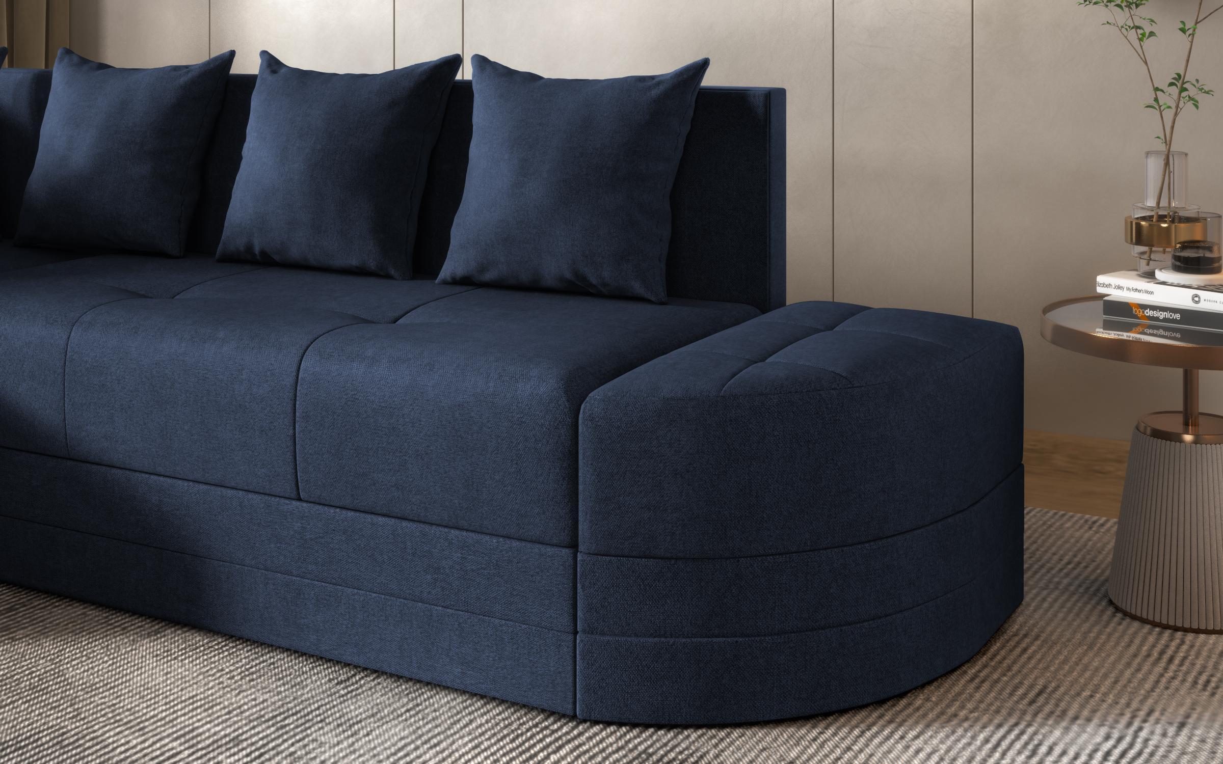 Extendable sofa Reilly, blue  3