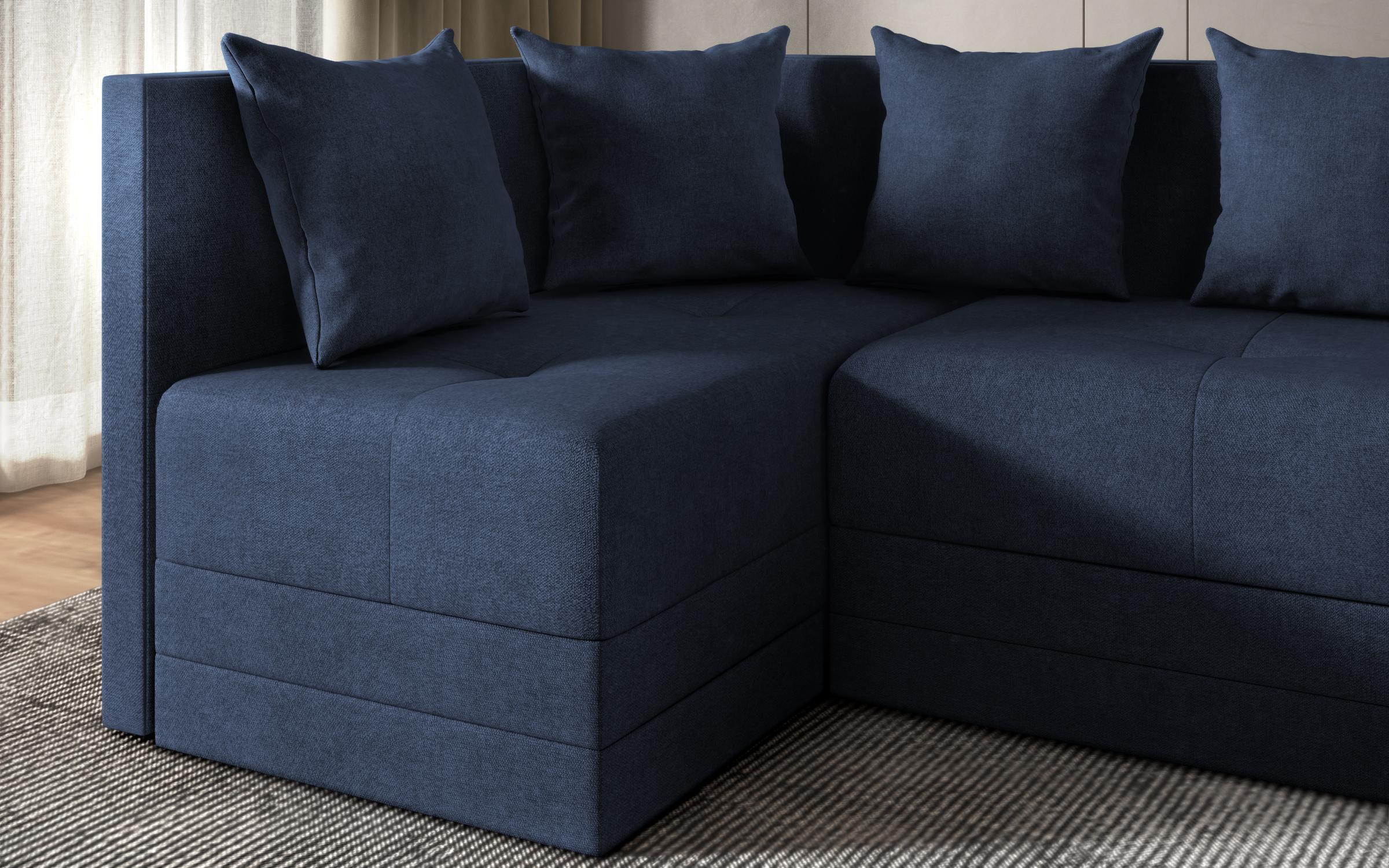 Extendable sofa Reilly, blue  4